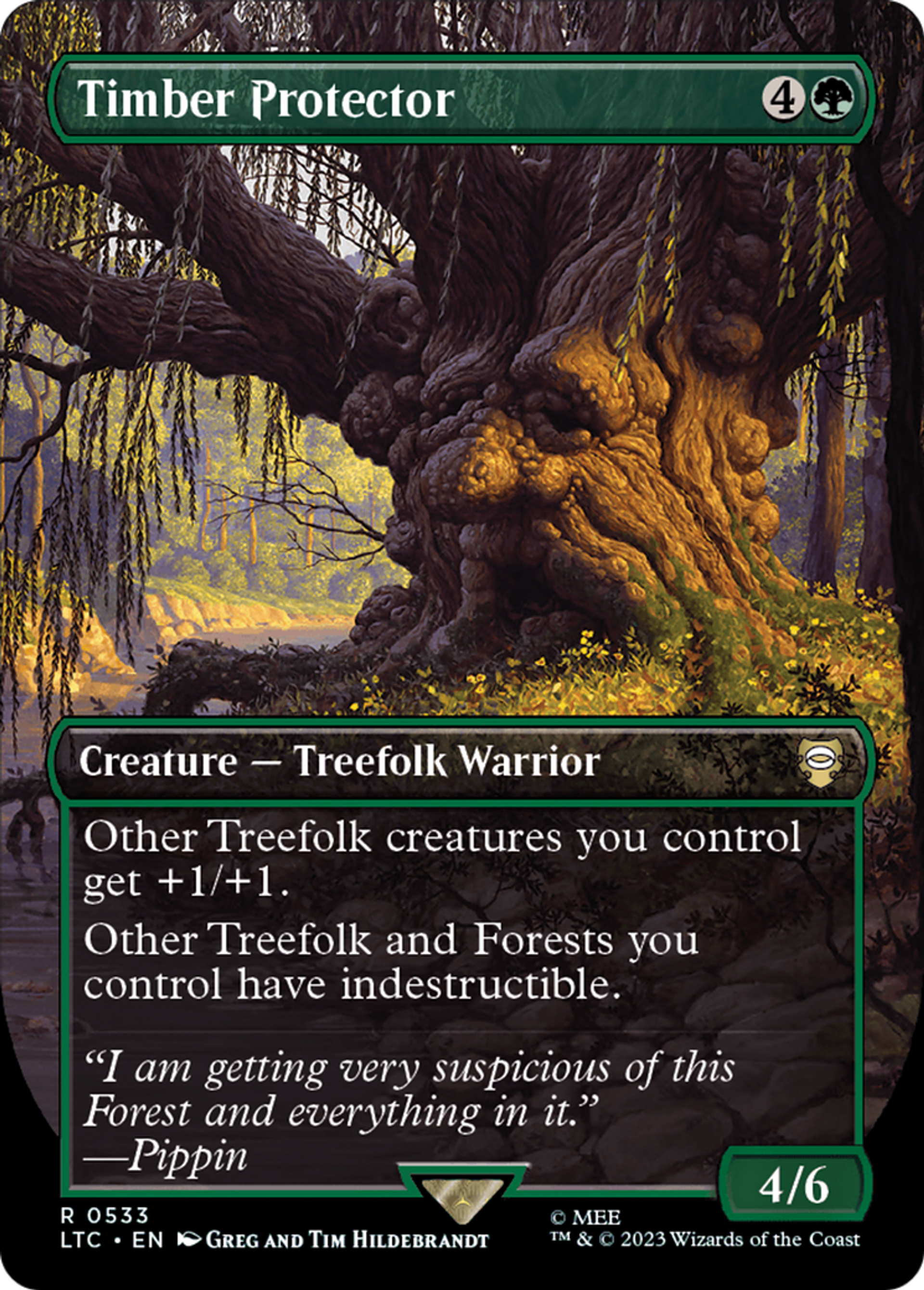 Timber Protector — Tales of Middle-earth Commander — Magic: The Gathering