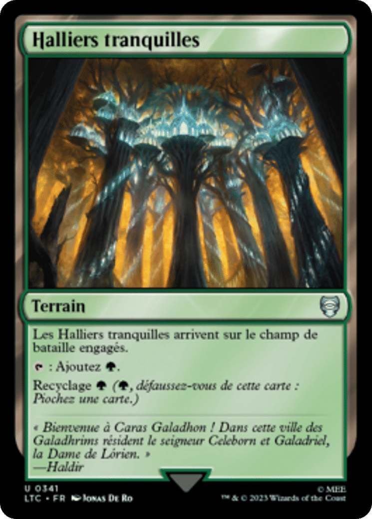 Halliers tranquilles from Tales of Middle-earth Commander - Magic: The Gathering