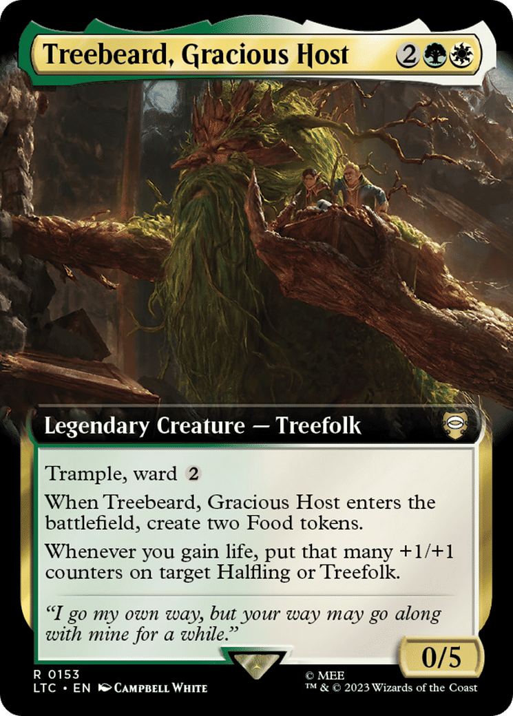 Treebeard, Gracious Host — Tales of Middle-earth Commander — Magic: The Gathering