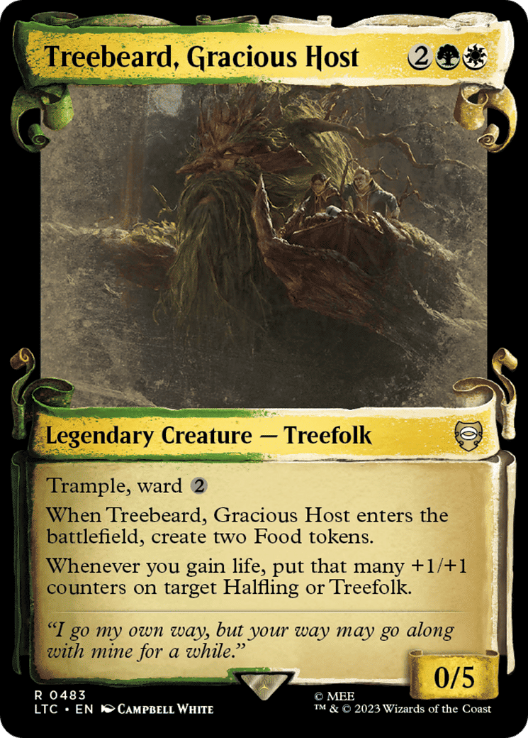 Treebeard, Gracious Host — Tales of Middle-earth Commander — Magic: The Gathering