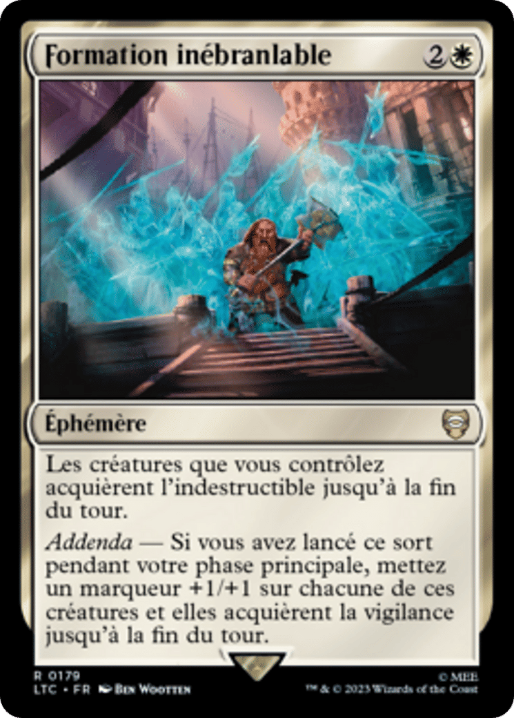 Formation inébranlable — Tales of Middle-earth Commander — Magic: The Gathering