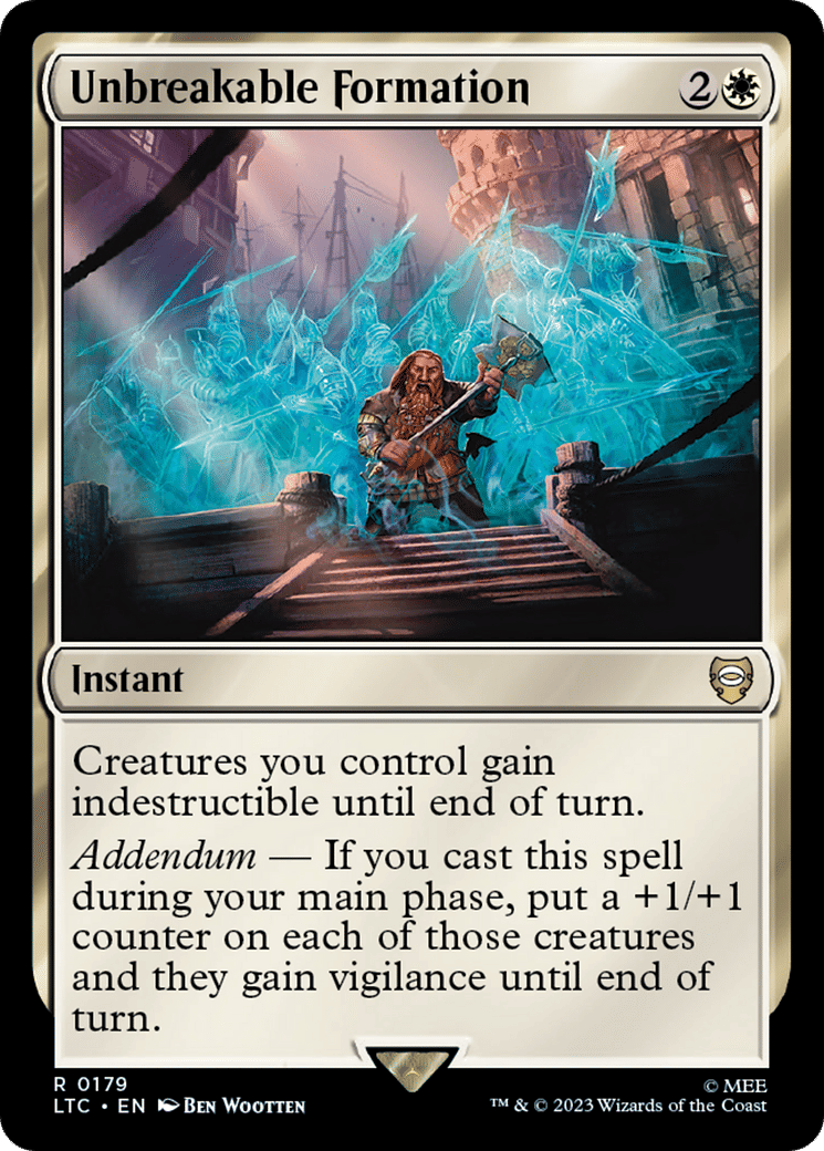 Unbreakable Formation — Tales of Middle-earth Commander — Magic: The Gathering