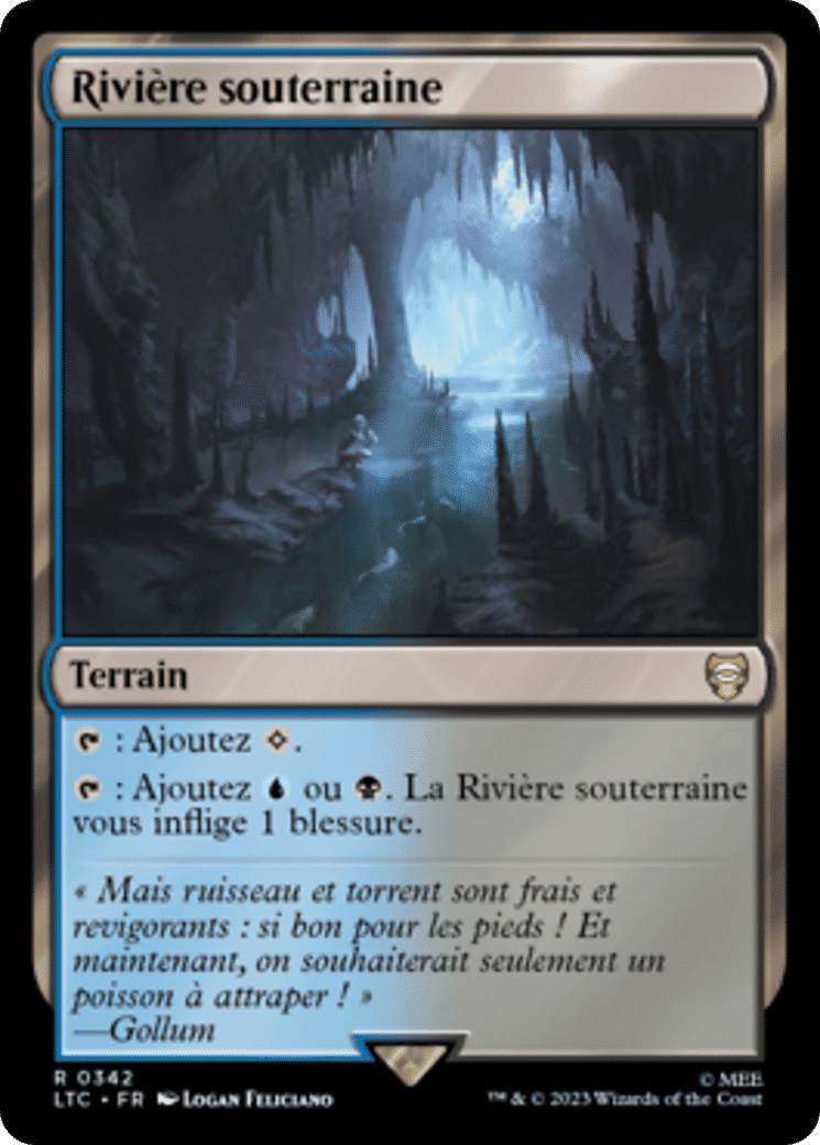 Rivière souterraine — Tales of Middle-earth Commander — Magic: The Gathering