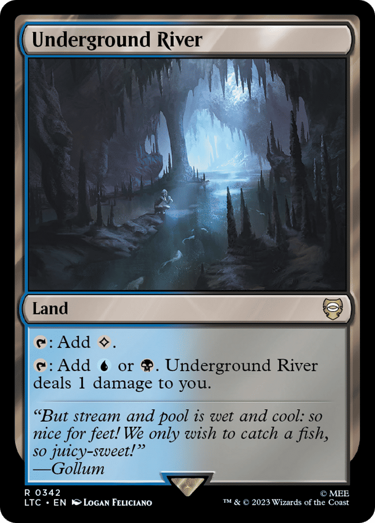 Underground River — Tales of Middle-earth Commander — Magic: The Gathering