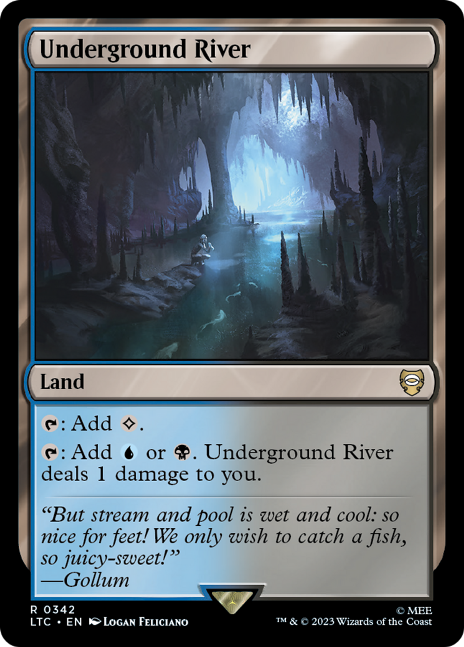 Underground River — Tales of Middle-earth Commander — Magic: The Gathering
