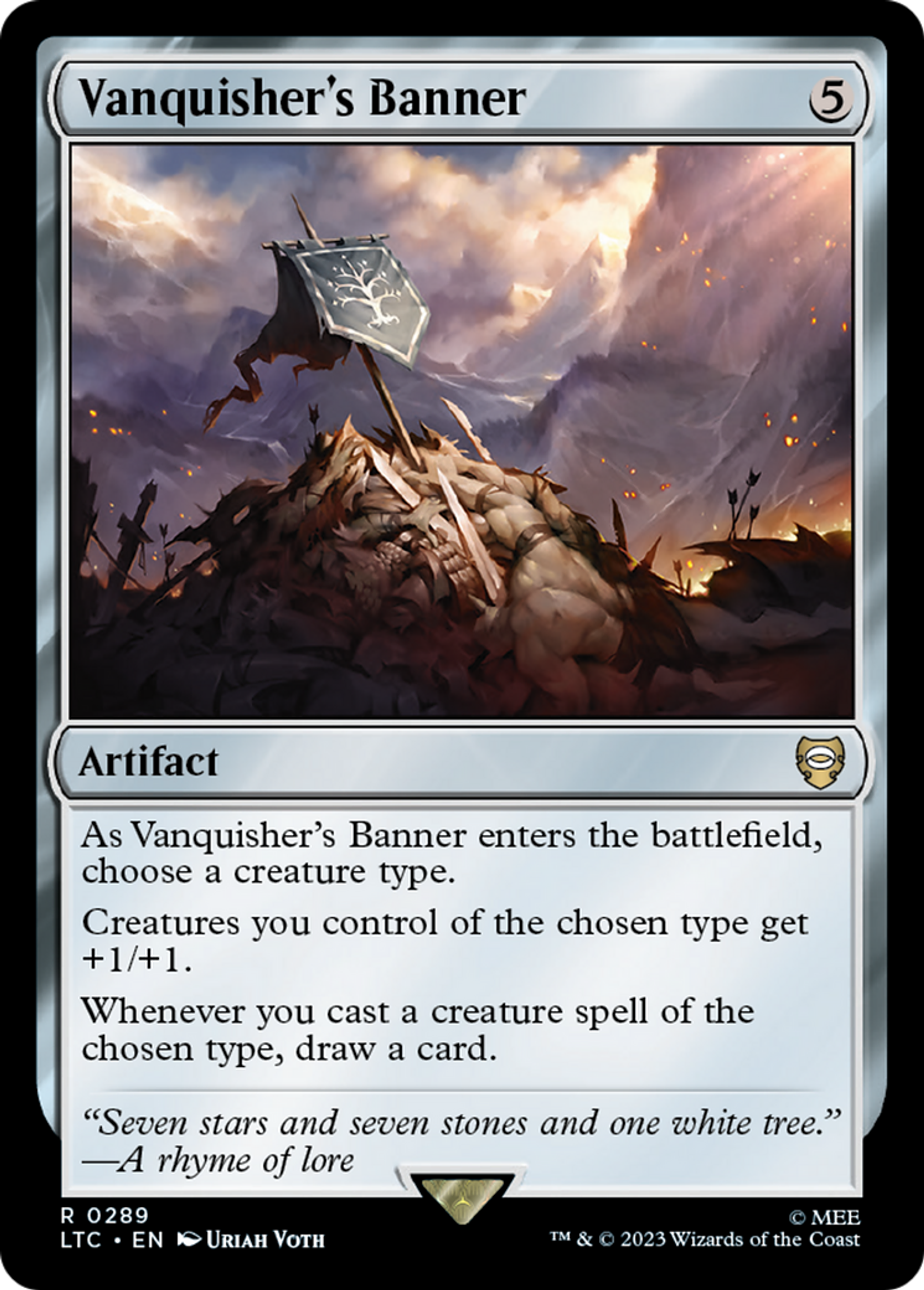 Vanquisher's Banner — Tales of Middle-earth Commander — Magic: The Gathering