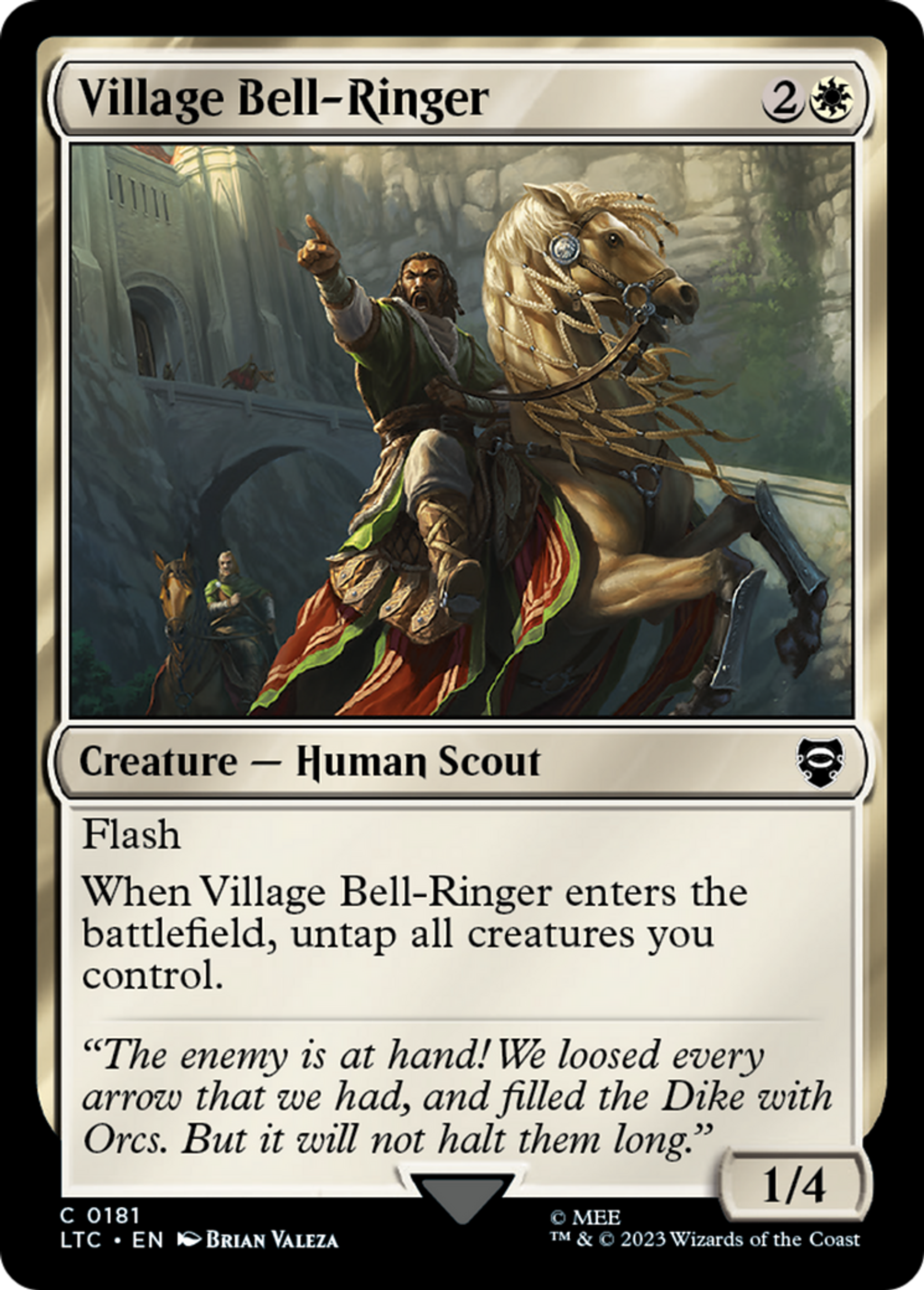 Village Bell-Ringer — Tales of Middle-earth Commander — Magic: The Gathering