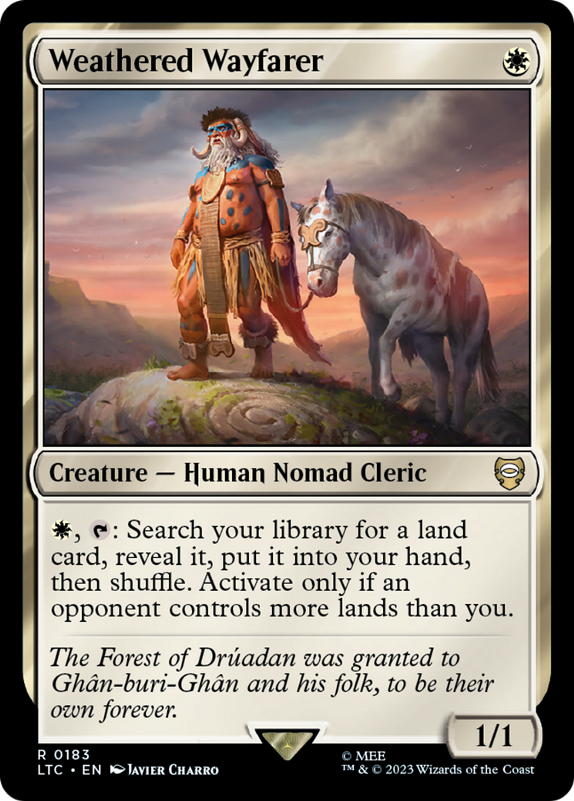 Weathered Wayfarer — Tales of Middle-earth Commander — Magic: The Gathering