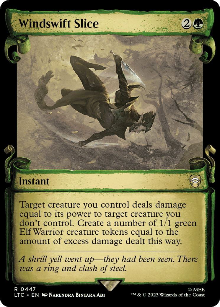 Windswift Slice — Tales of Middle-earth Commander — Magic: The Gathering