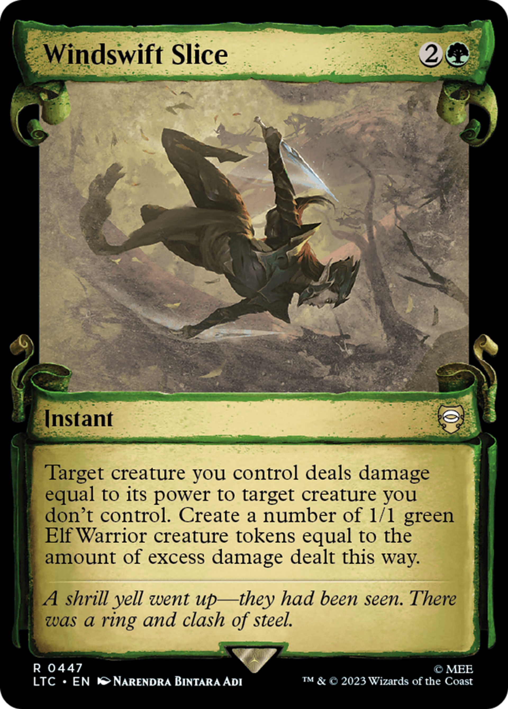 Windswift Slice — Tales of Middle-earth Commander — Magic: The Gathering