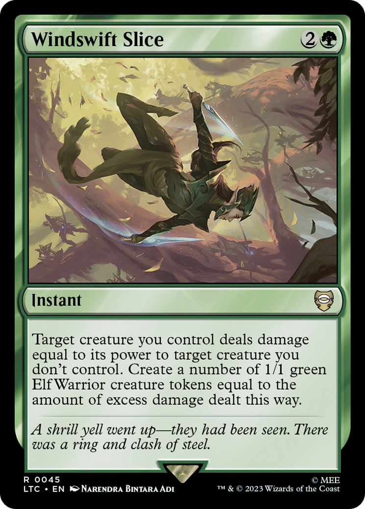 Windswift Slice — Tales of Middle-earth Commander — Magic: The Gathering