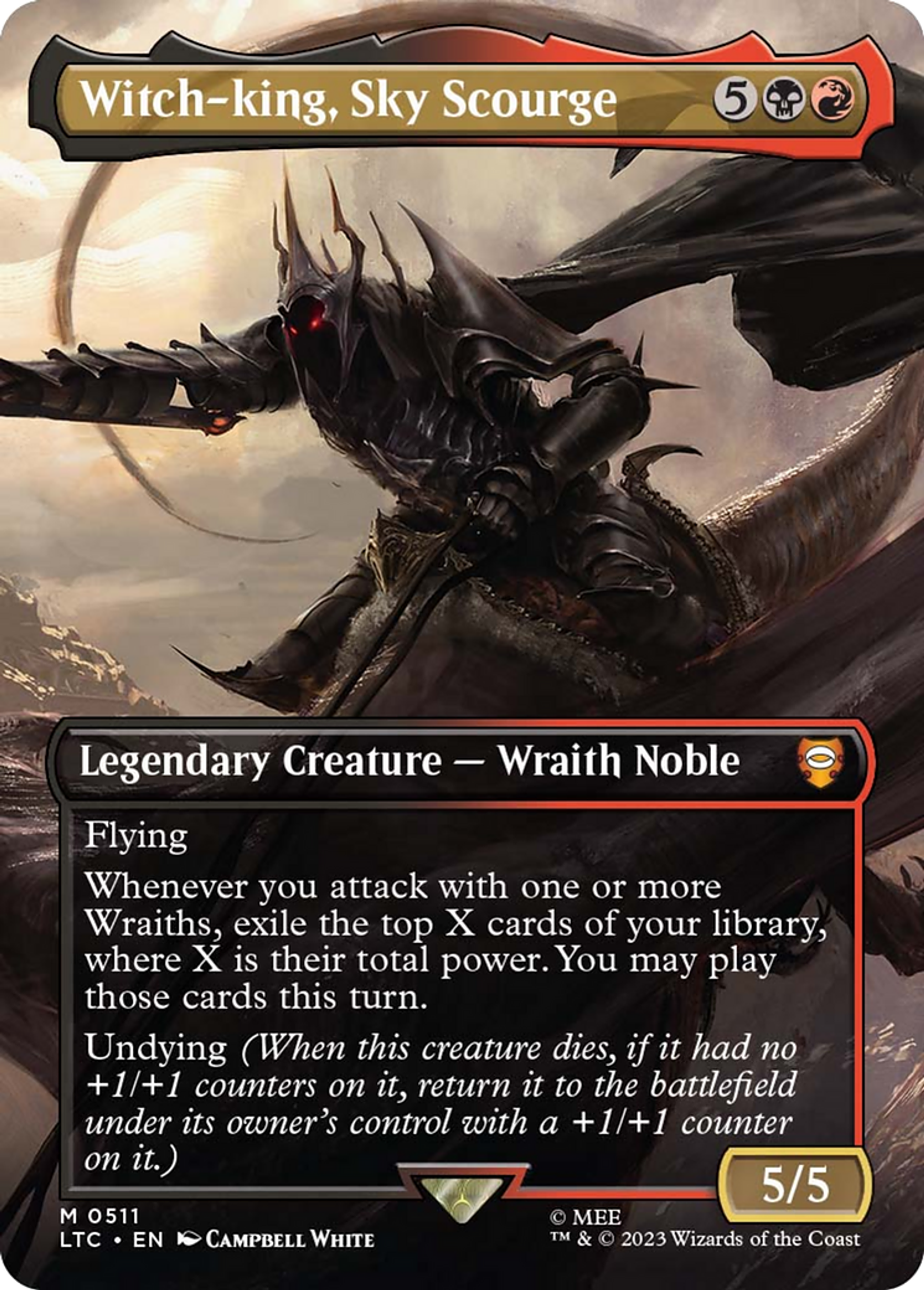 Witch-king, Sky Scourge — Tales of Middle-earth Commander — Magic: The Gathering