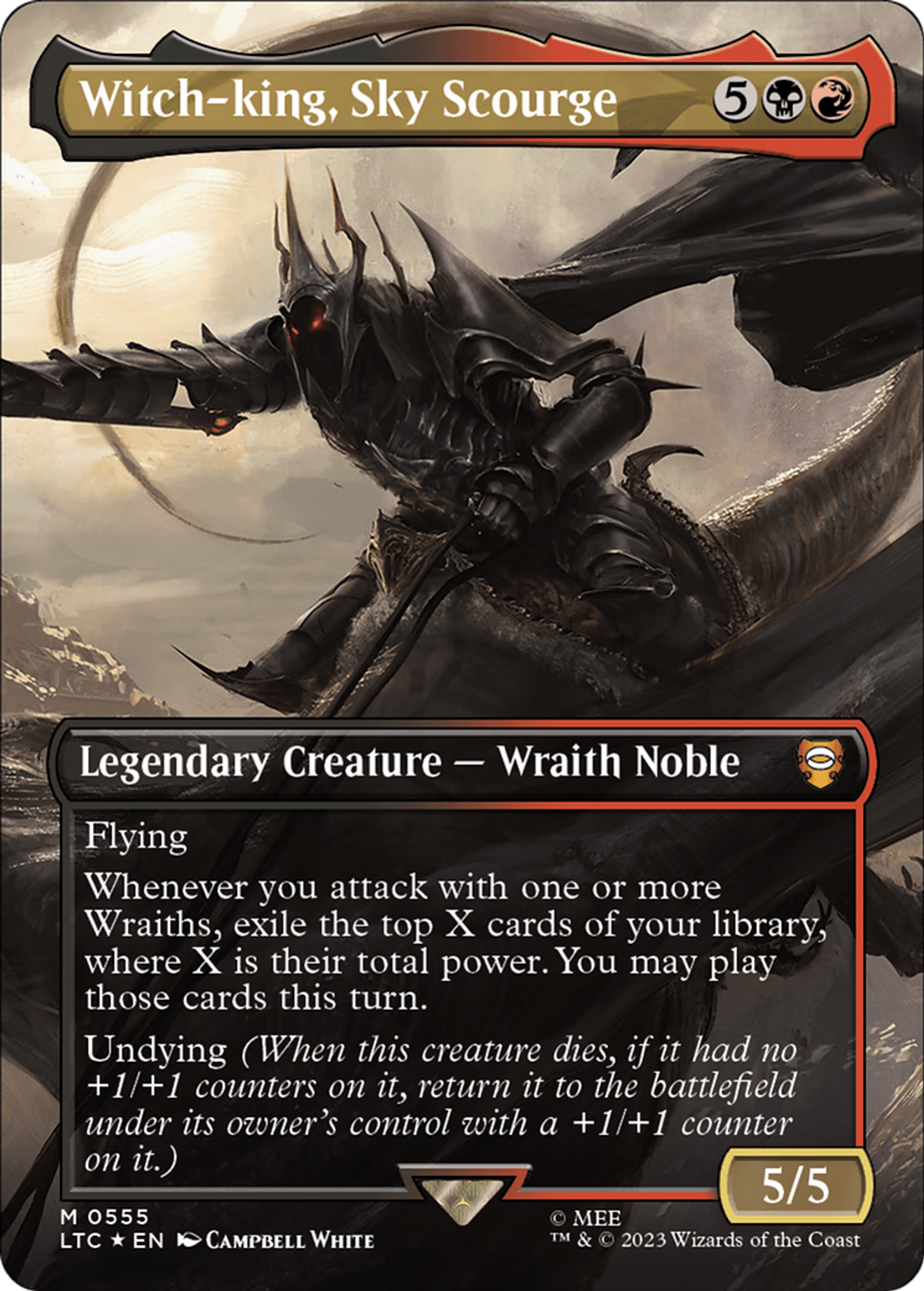 Witch-king, Sky Scourge — Tales of Middle-earth Commander — Magic: The Gathering