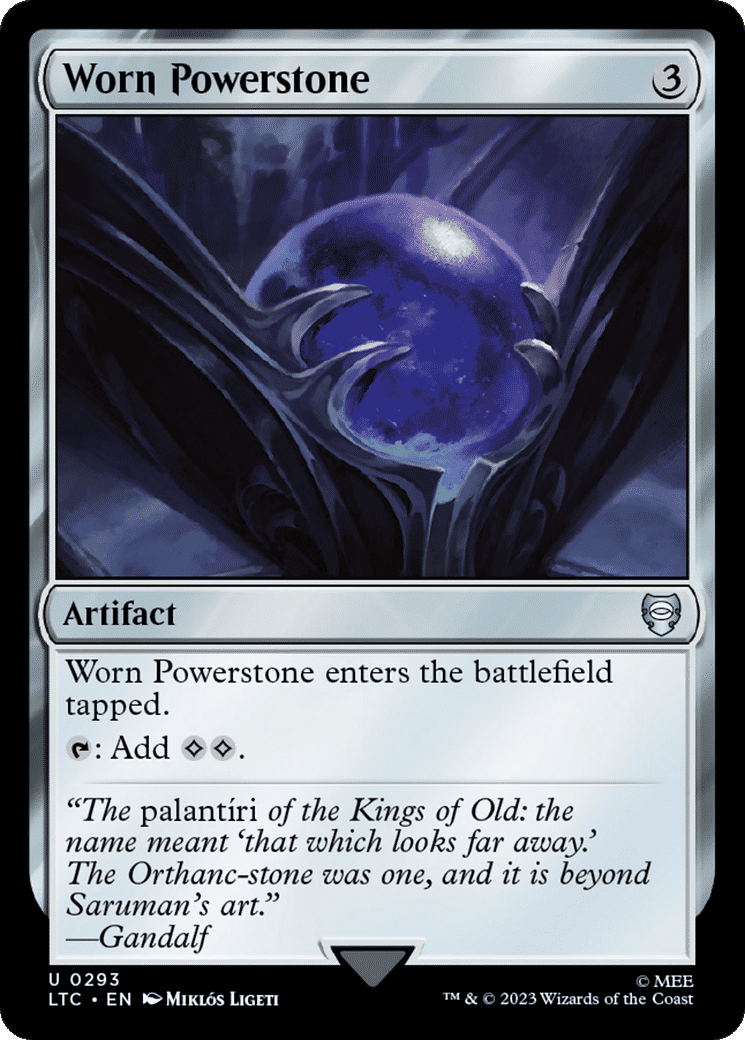 Worn Powerstone — Tales of Middle-earth Commander — Magic: The Gathering