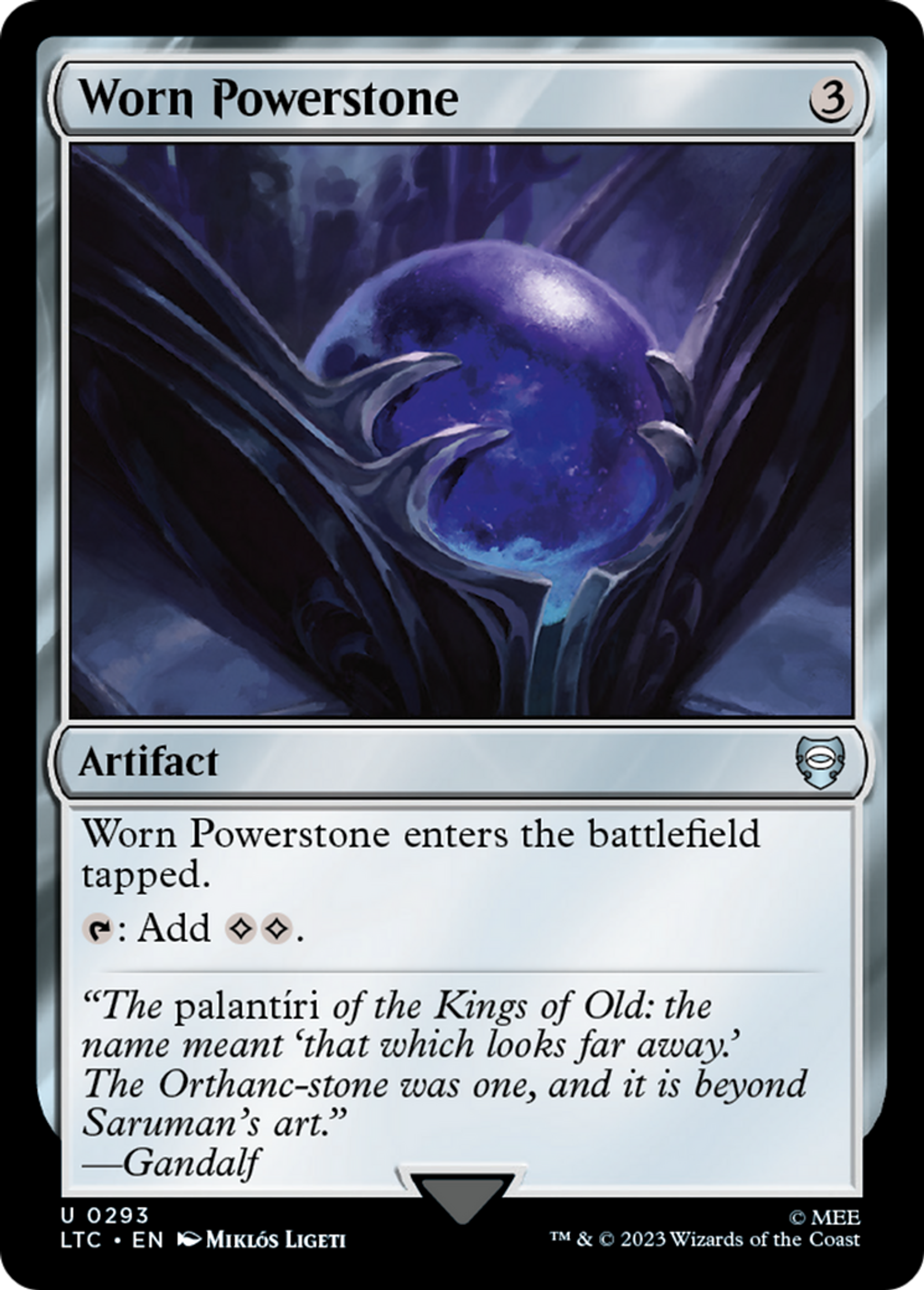 Worn Powerstone — Tales of Middle-earth Commander — Magic: The Gathering