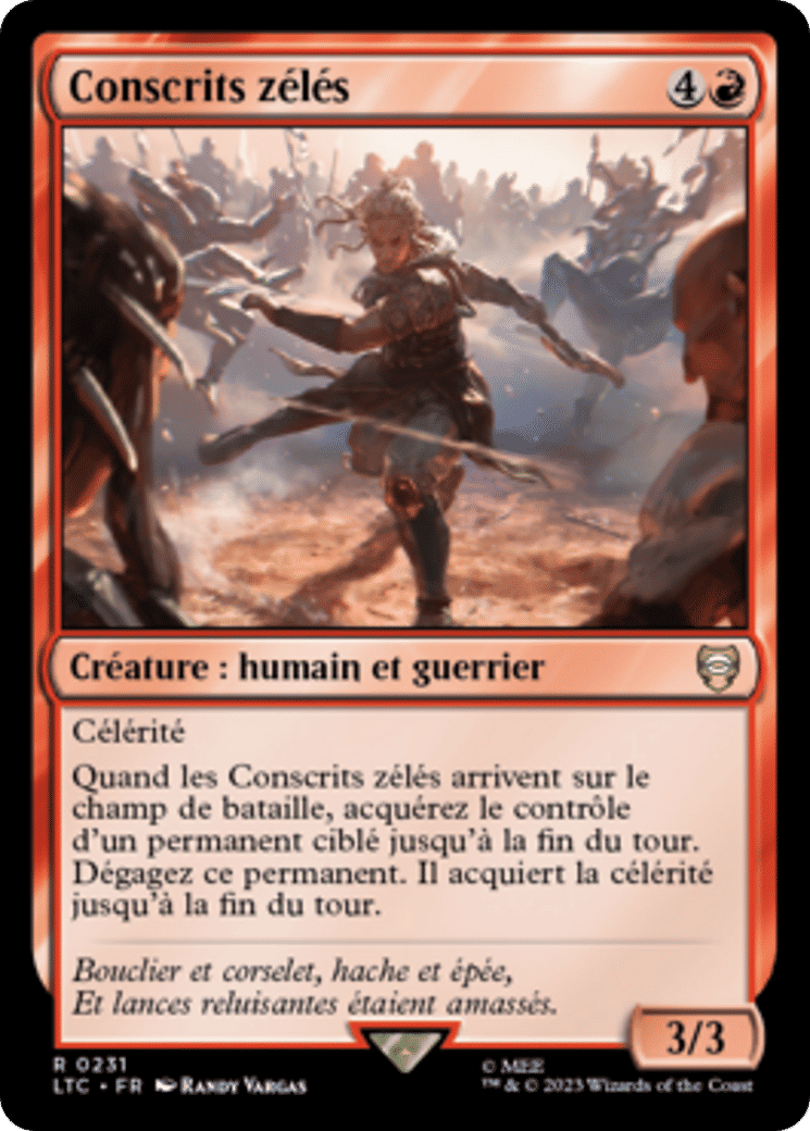Conscrits zélés — Tales of Middle-earth Commander — Magic: The Gathering