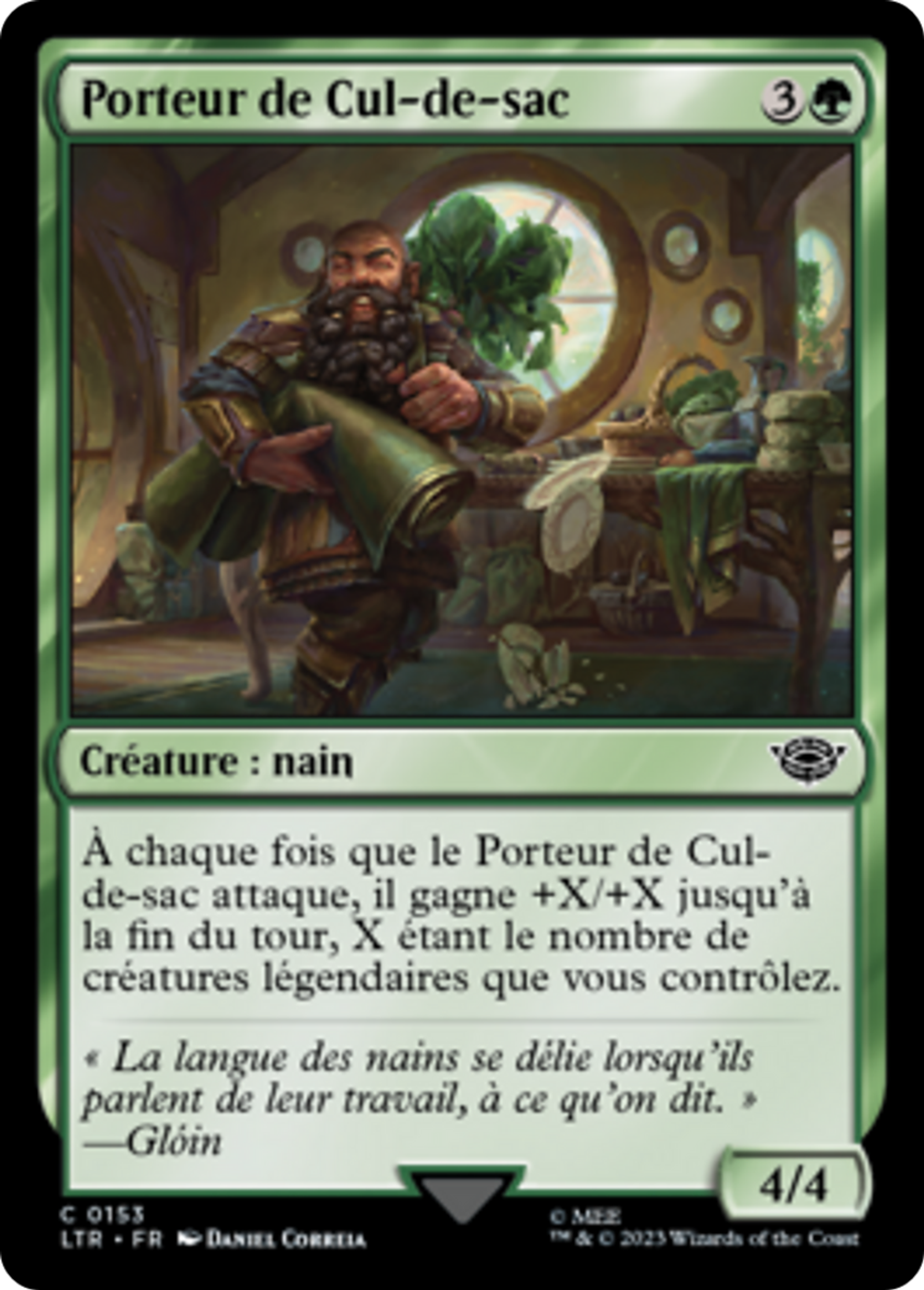 Porteur de Cul-de-sac — The Lord of the Rings: Tales of Middle-earth — Magic: The Gathering
