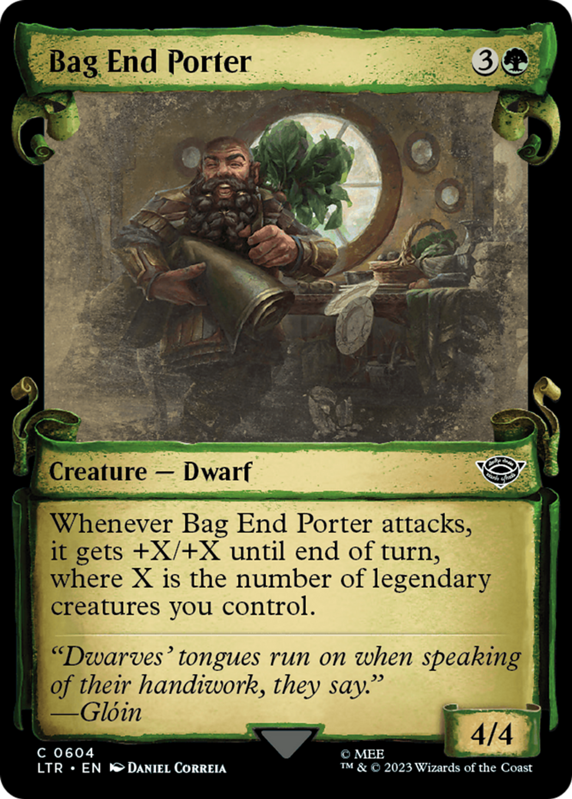 Bag End Porter — The Lord of the Rings: Tales of Middle-earth — Magic: The Gathering