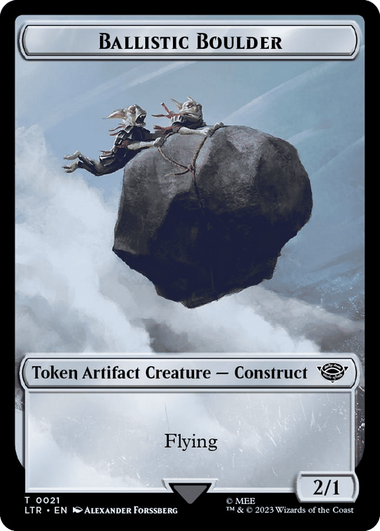 Ballistic Boulder — The Lord of the Rings: Tales of Middle-earth — Magic: The Gathering