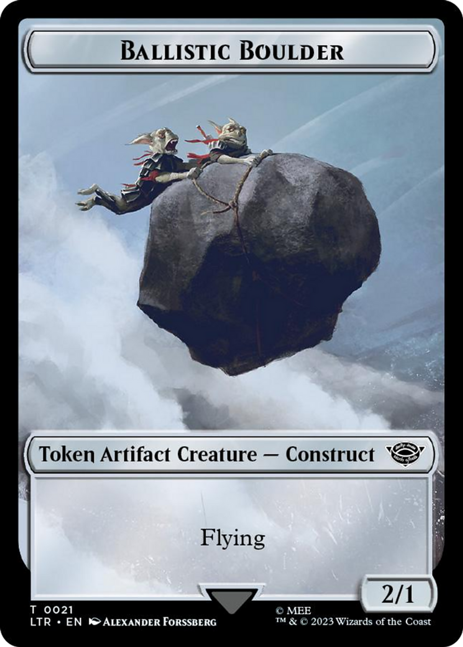 Ballistic Boulder — The Lord of the Rings: Tales of Middle-earth — Magic: The Gathering