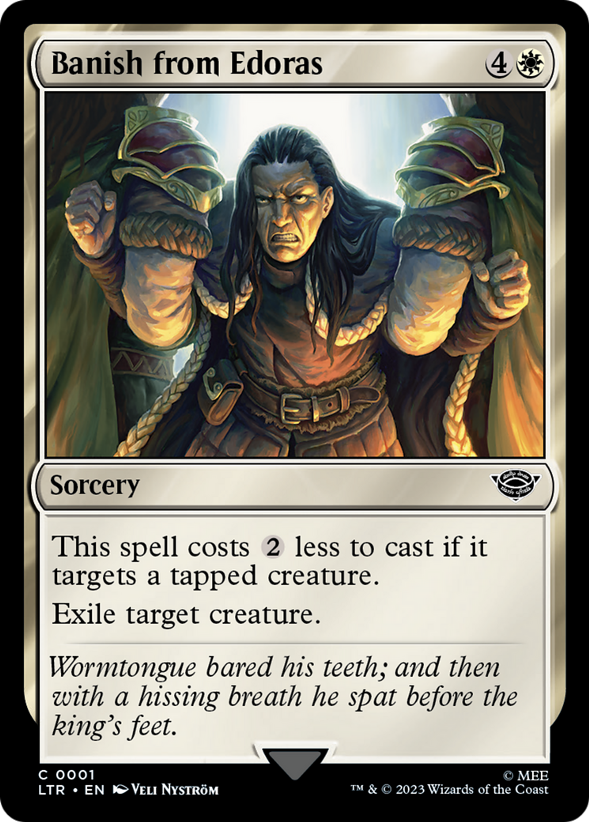 Banish from Edoras — The Lord of the Rings: Tales of Middle-earth — Magic: The Gathering