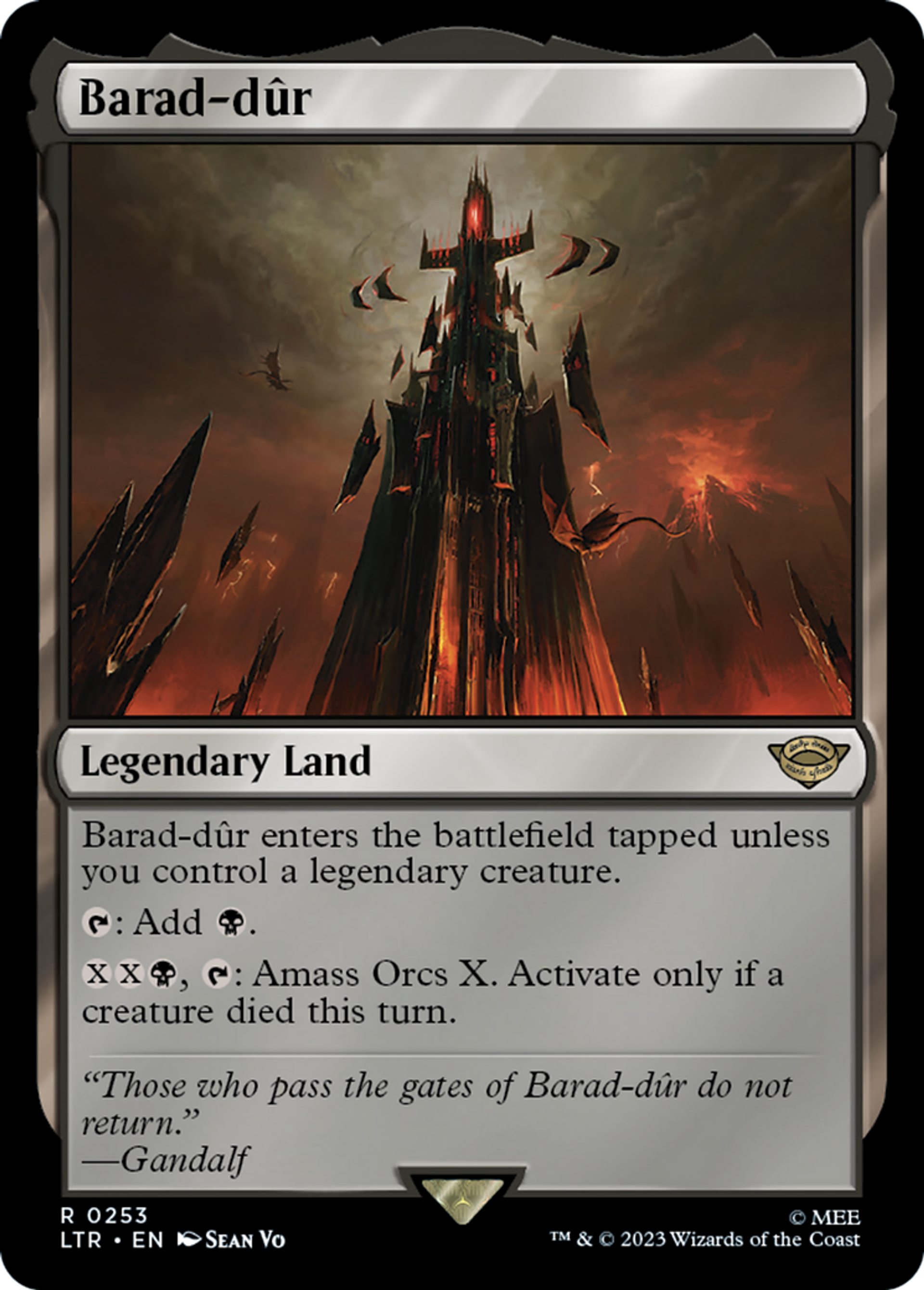 Barad-dûr — The Lord of the Rings: Tales of Middle-earth — Magic: The Gathering