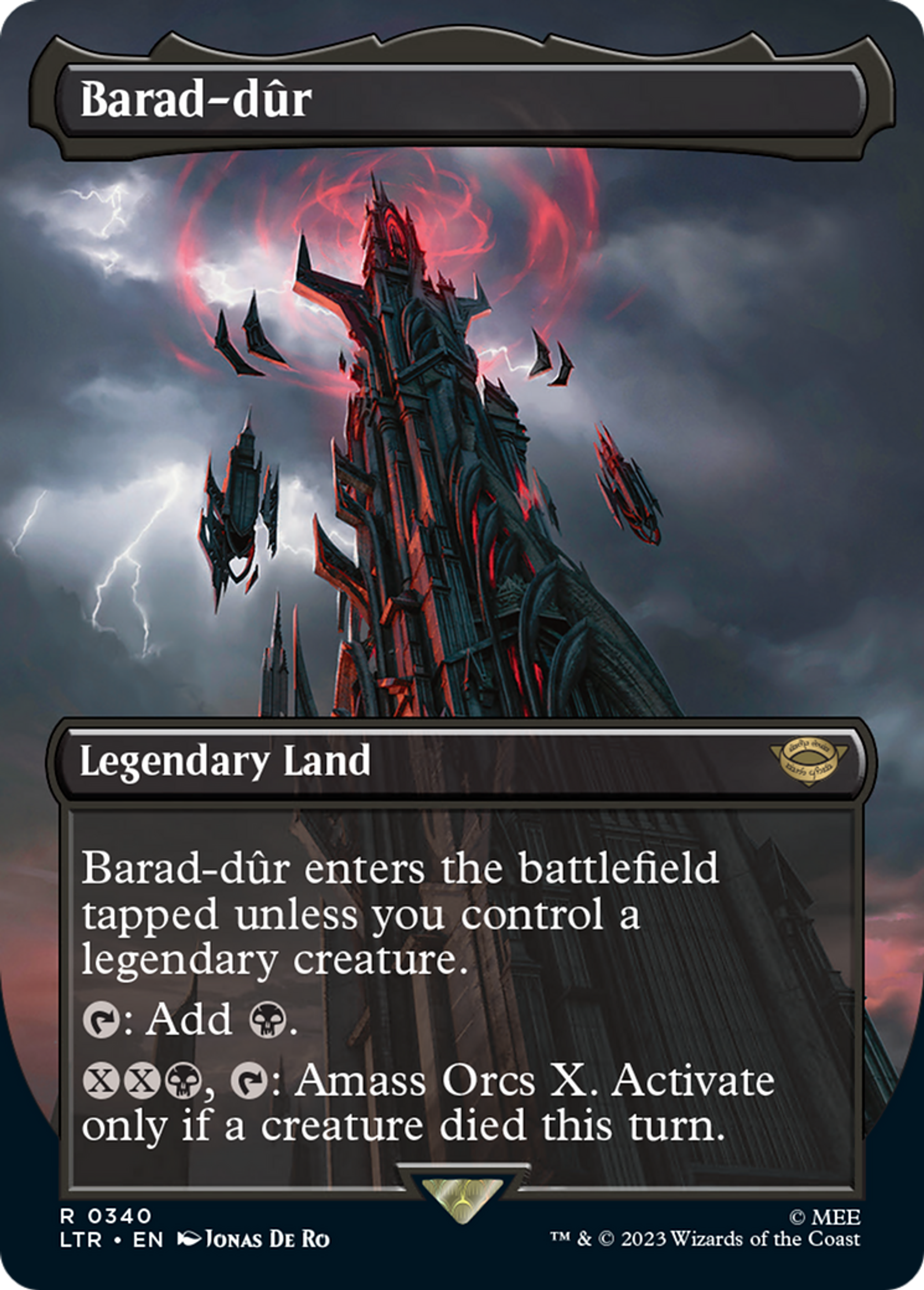 Barad-dûr — The Lord of the Rings: Tales of Middle-earth — Magic: The Gathering