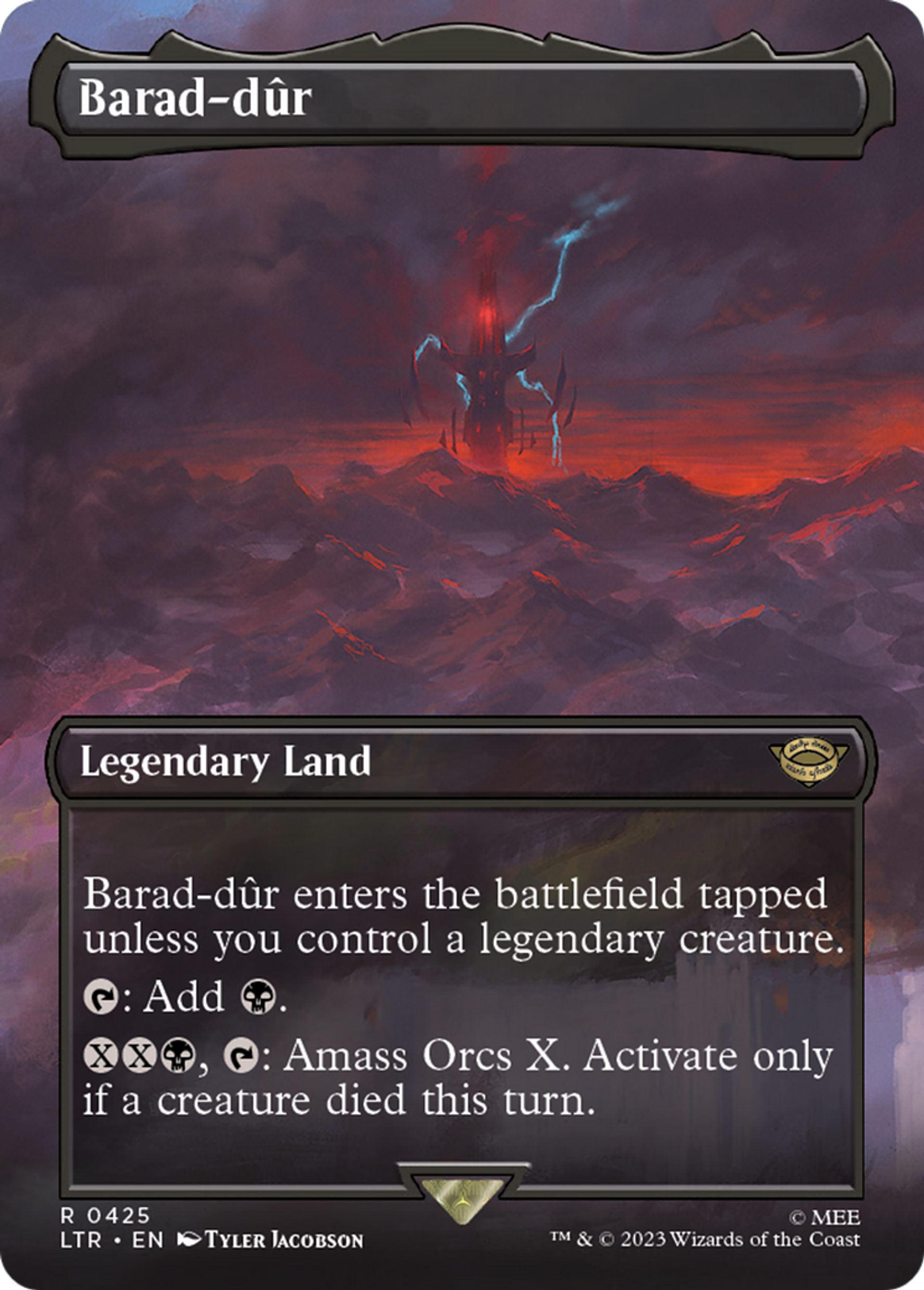 Barad-dûr — The Lord of the Rings: Tales of Middle-earth — Magic: The Gathering