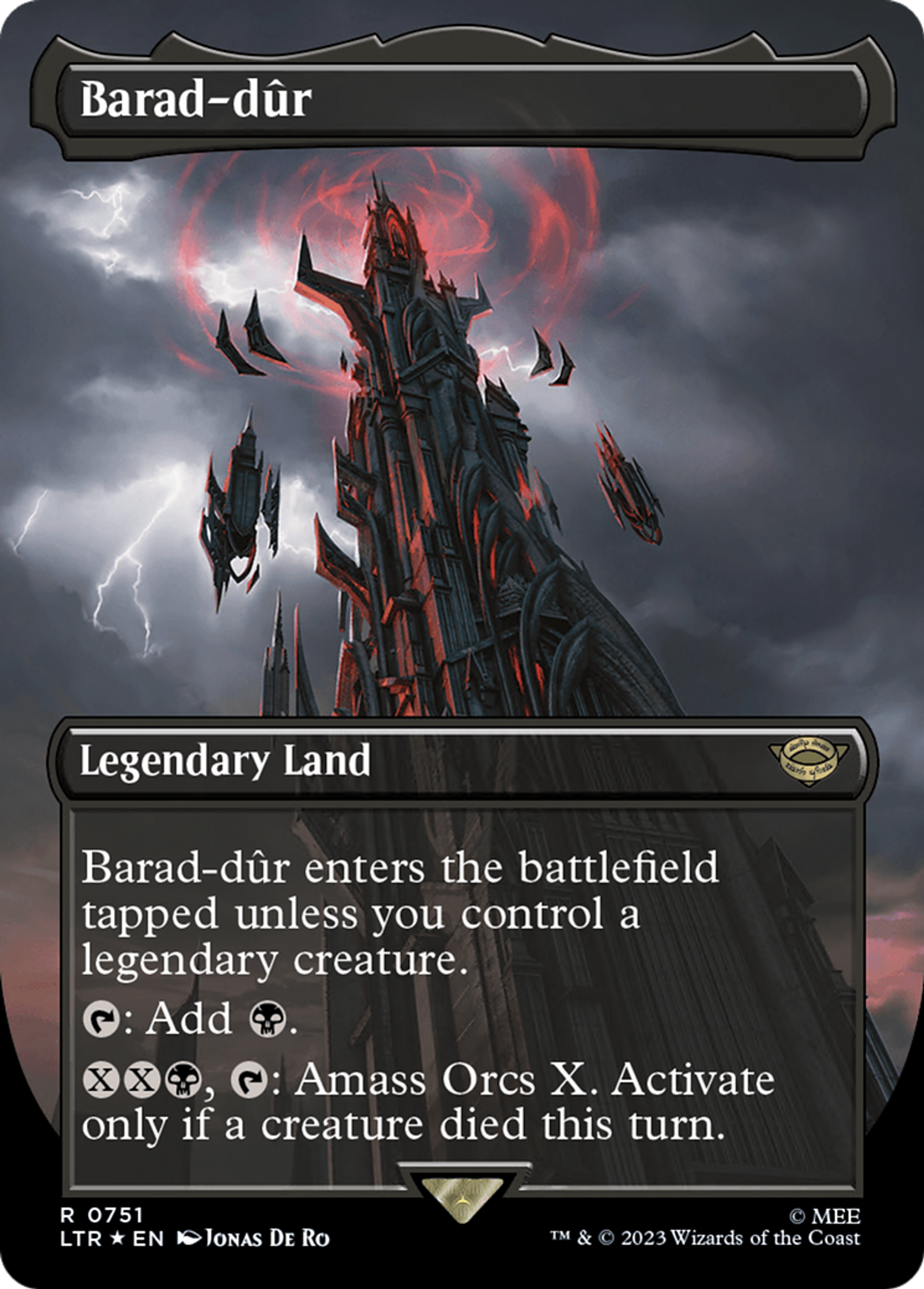 Barad-dûr — The Lord of the Rings: Tales of Middle-earth — Magic: The Gathering