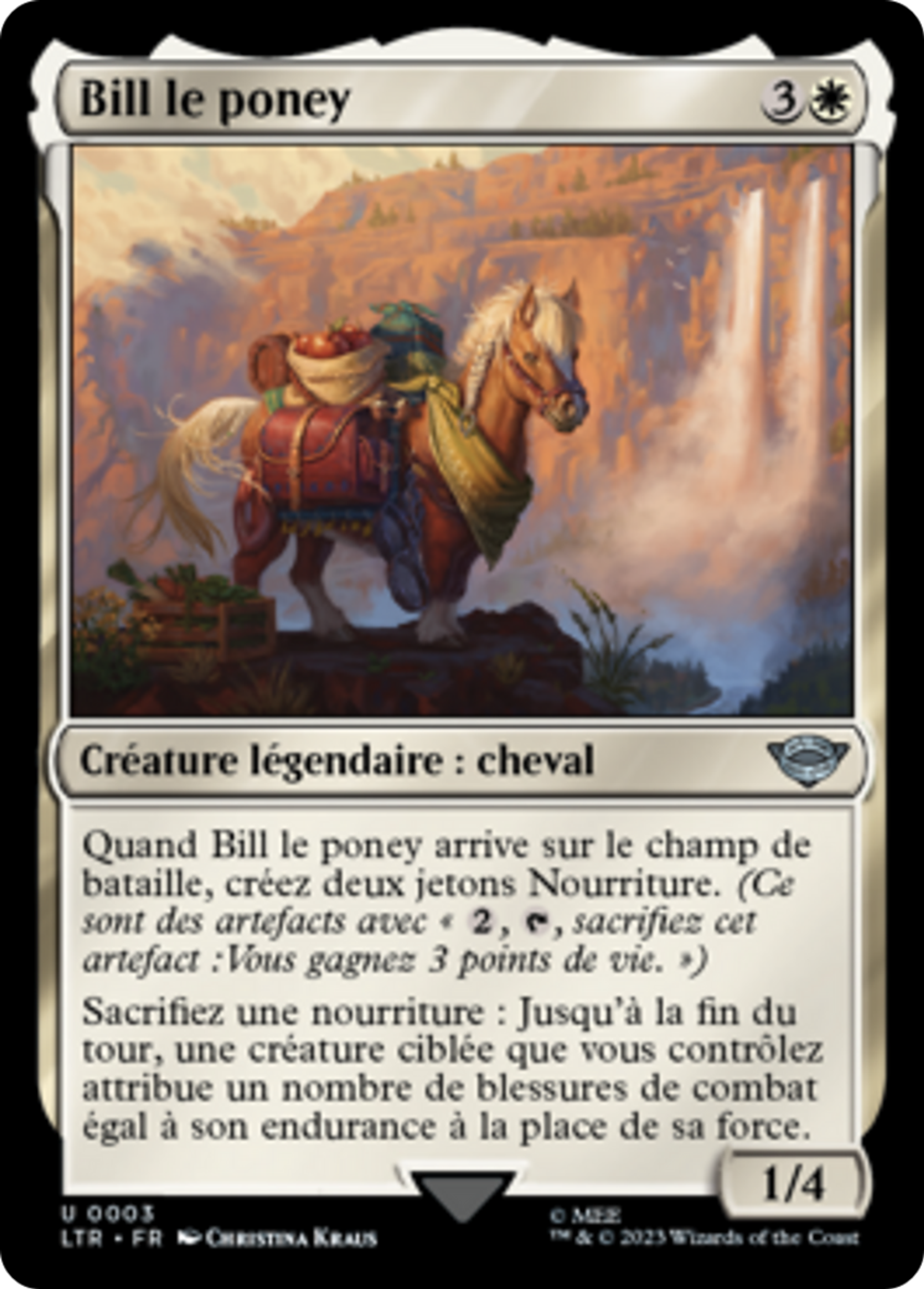 Bill le poney — The Lord of the Rings: Tales of Middle-earth — Magic: The Gathering