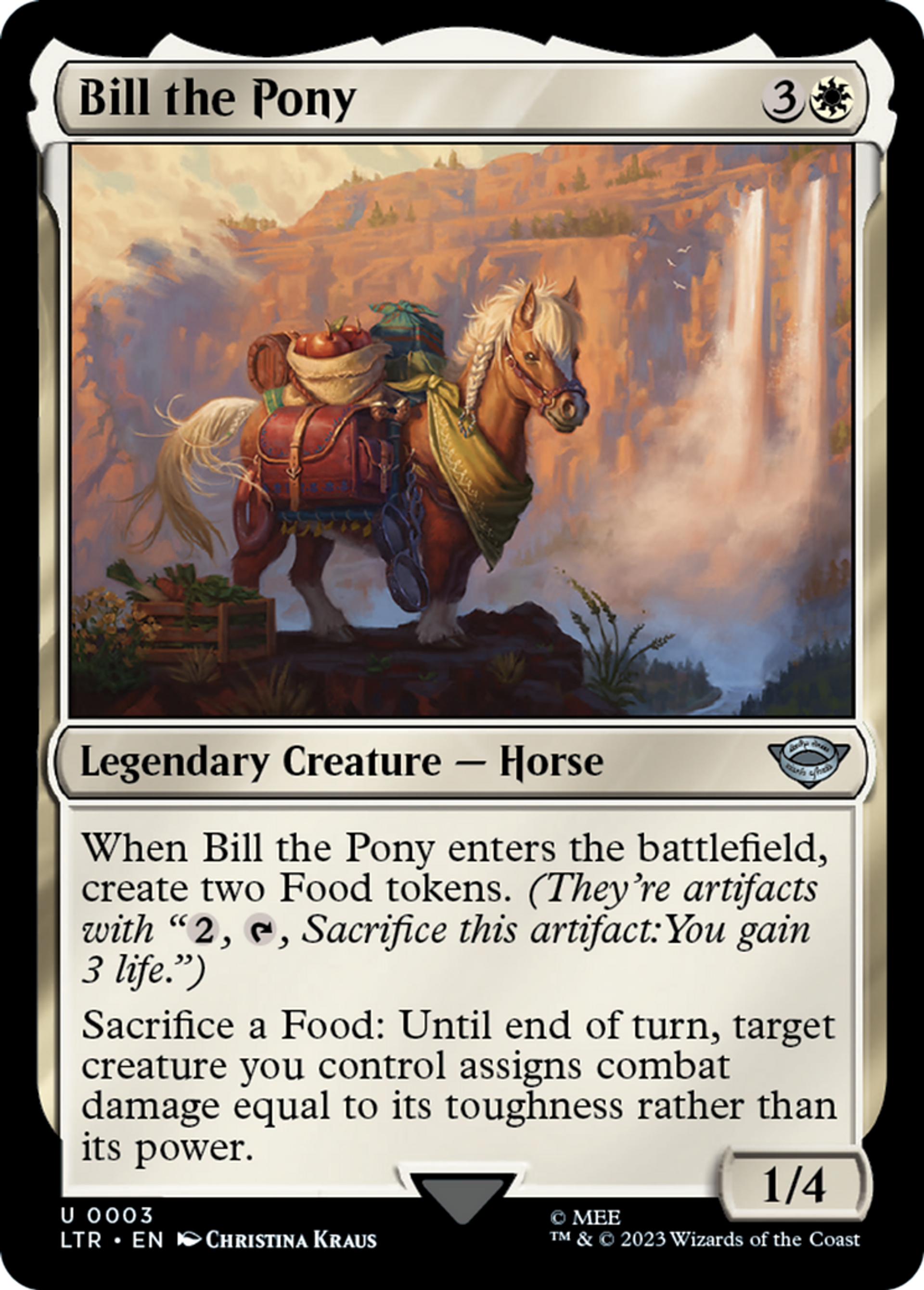 Bill the Pony — The Lord of the Rings: Tales of Middle-earth — Magic: The Gathering
