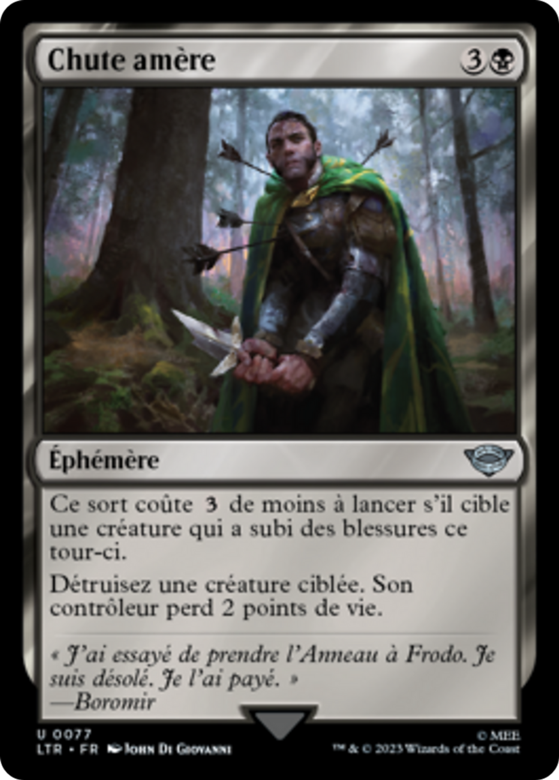 Chute amère — The Lord of the Rings: Tales of Middle-earth — Magic: The Gathering