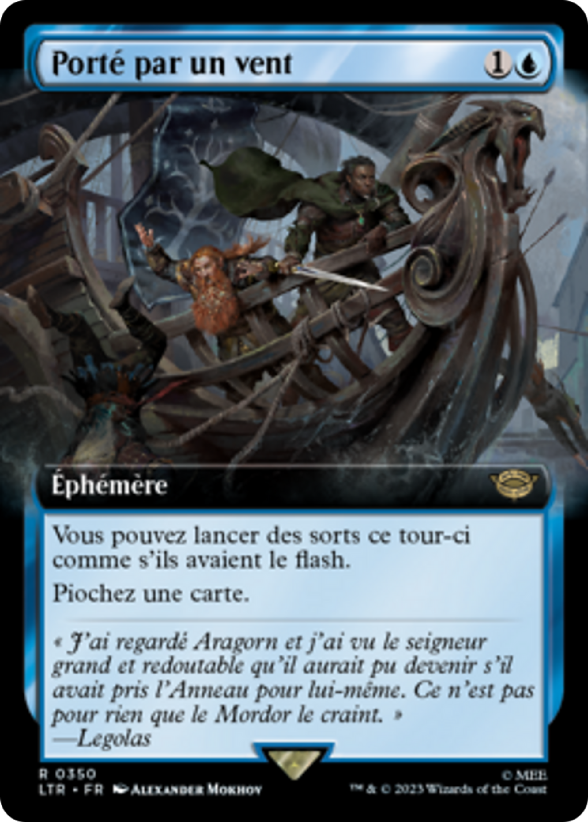 Porté par un vent — The Lord of the Rings: Tales of Middle-earth — Magic: The Gathering