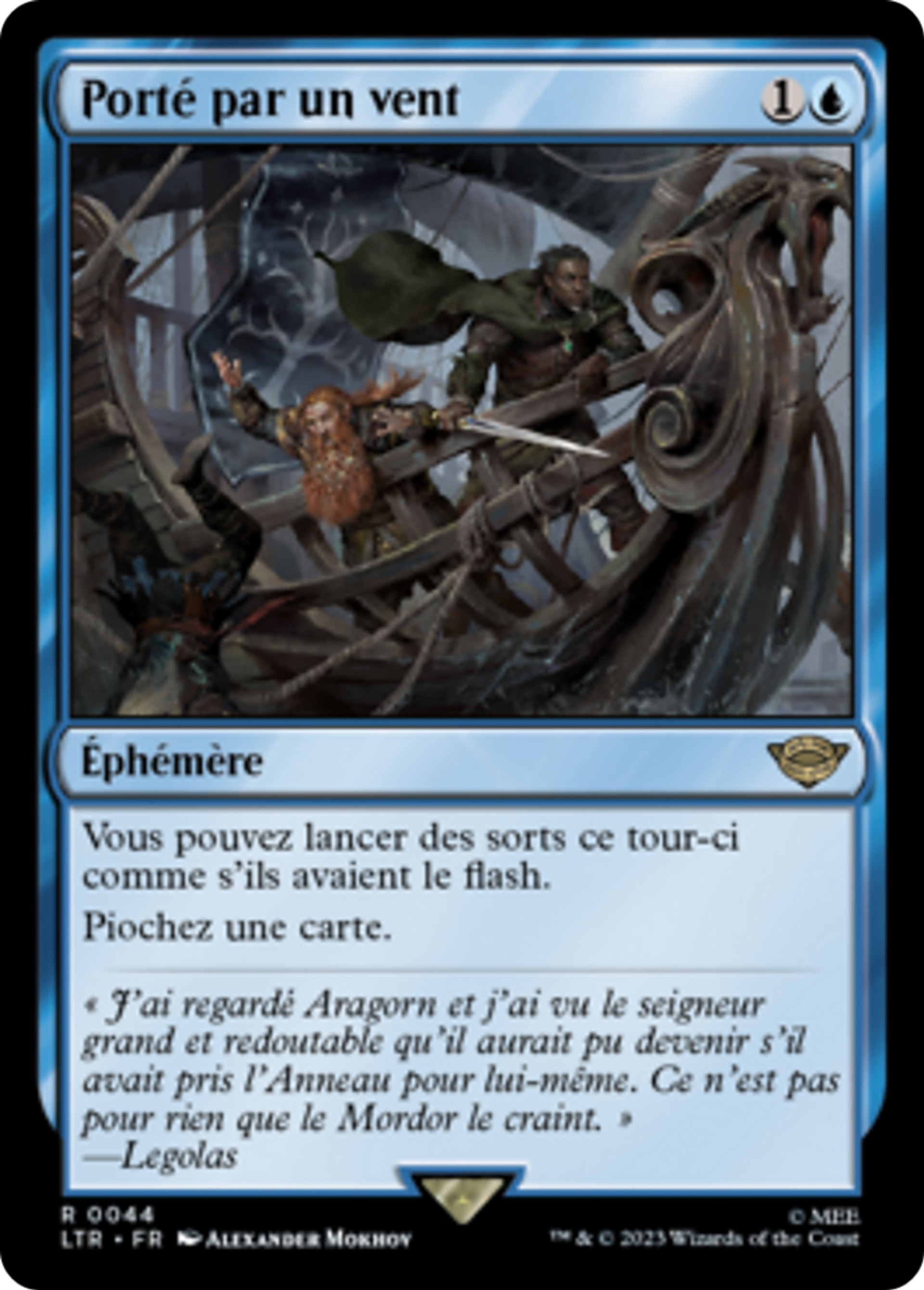 Porté par un vent — The Lord of the Rings: Tales of Middle-earth — Magic: The Gathering
