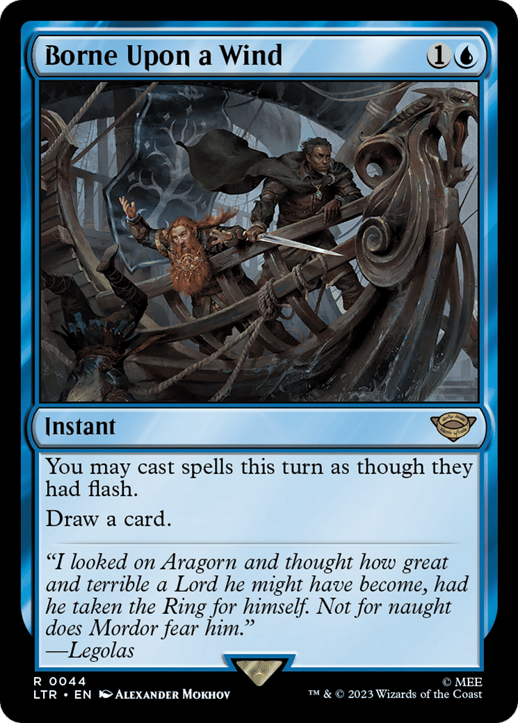 Borne Upon a Wind — The Lord of the Rings: Tales of Middle-earth — Magic: The Gathering