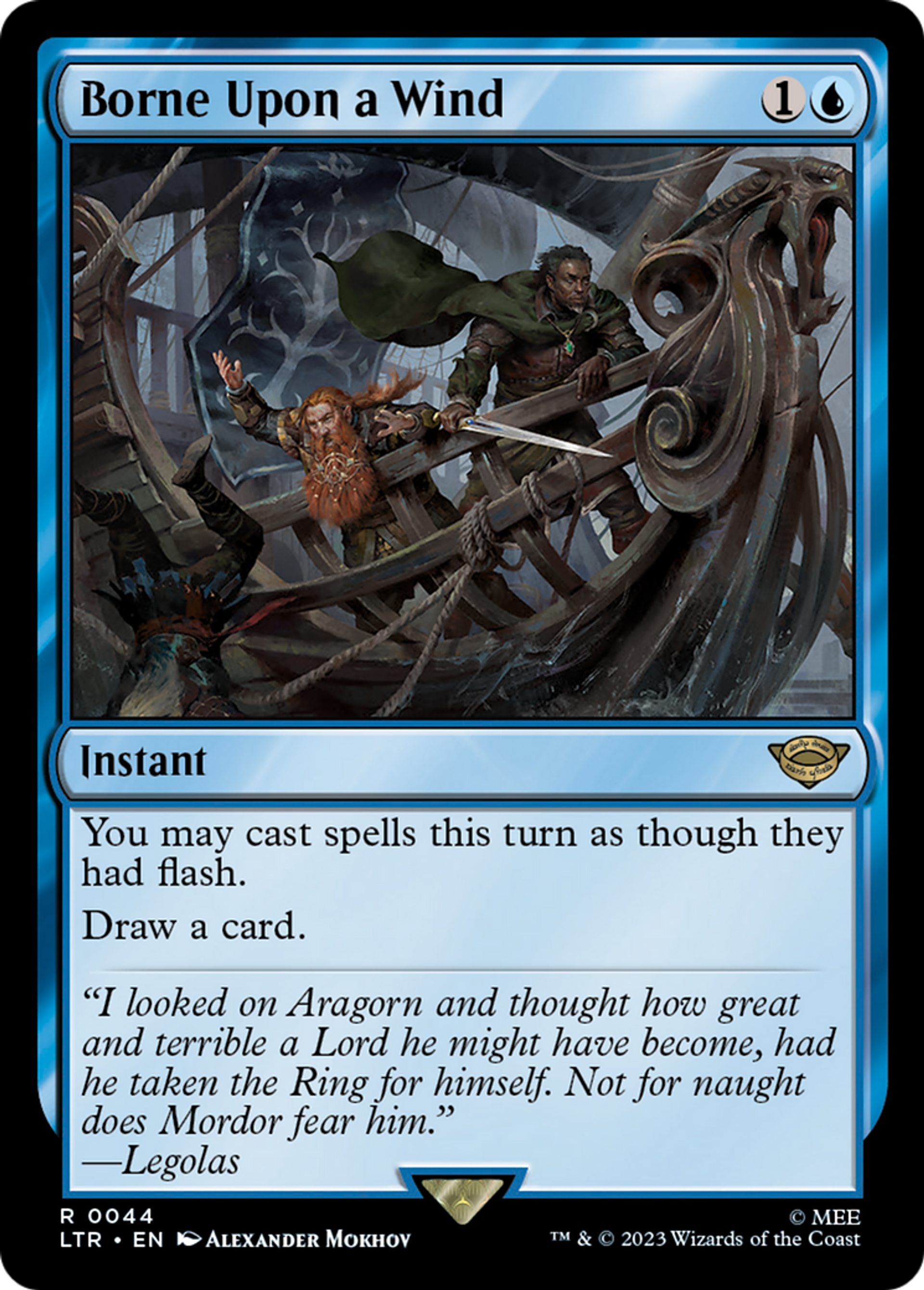 Borne Upon a Wind — The Lord of the Rings: Tales of Middle-earth — Magic: The Gathering