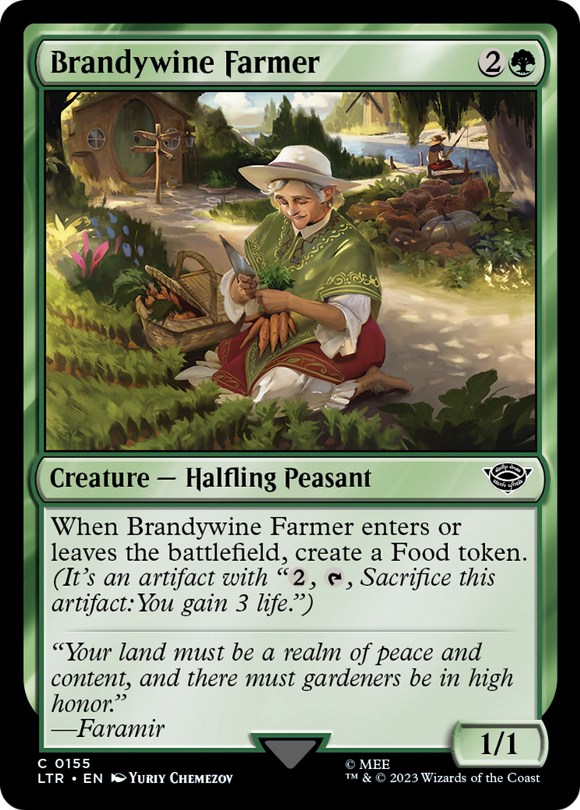 Brandywine Farmer — The Lord of the Rings: Tales of Middle-earth — Magic: The Gathering