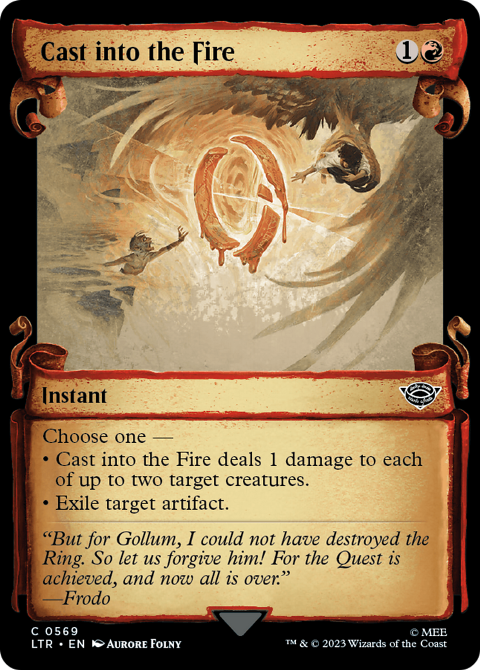 Cast into the Fire — The Lord of the Rings: Tales of Middle-earth — Magic: The Gathering