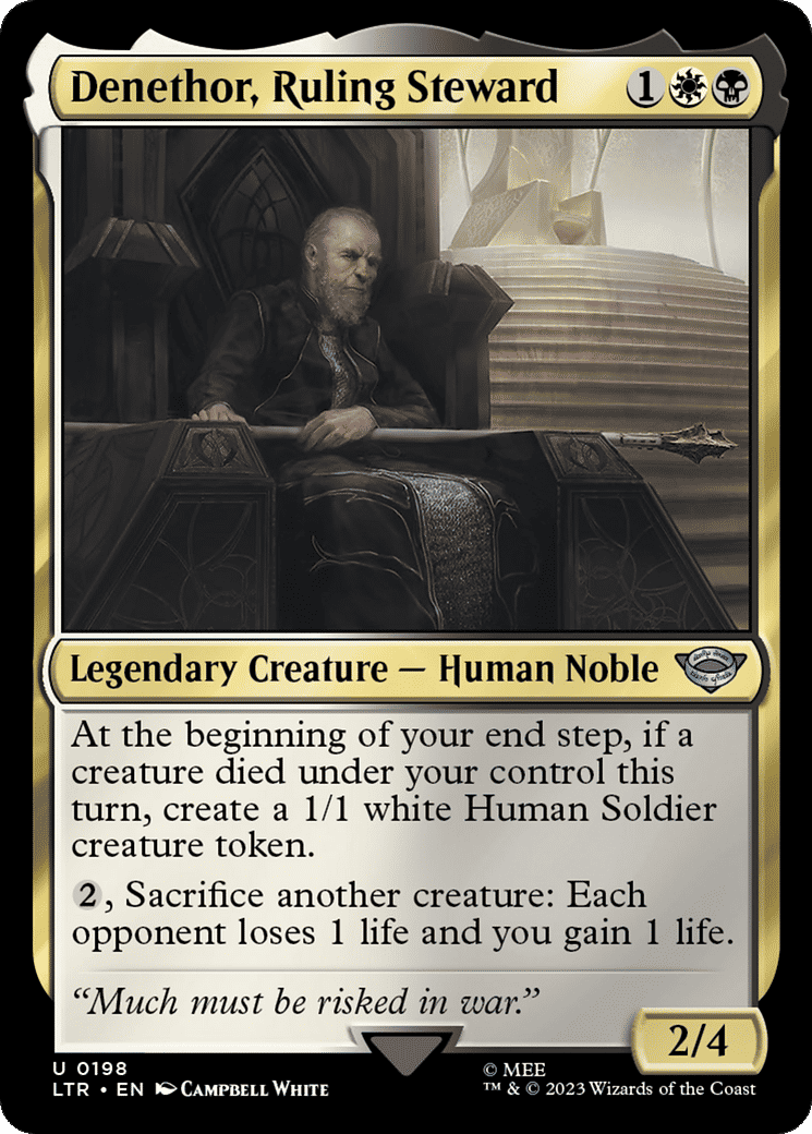 Denethor, Ruling Steward — The Lord of the Rings: Tales of Middle-earth — Magic: The Gathering