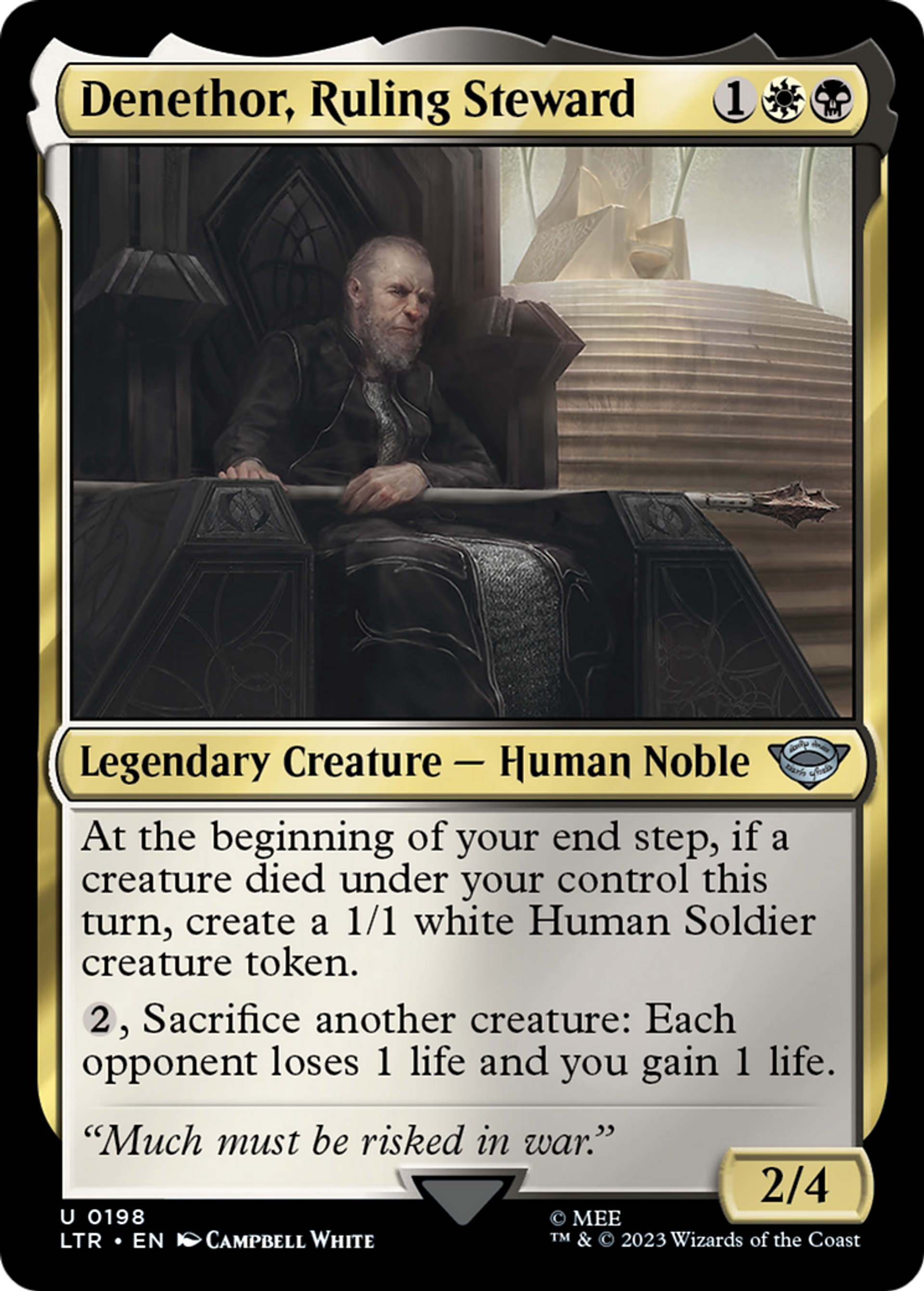Denethor, Ruling Steward — The Lord of the Rings: Tales of Middle-earth — Magic: The Gathering