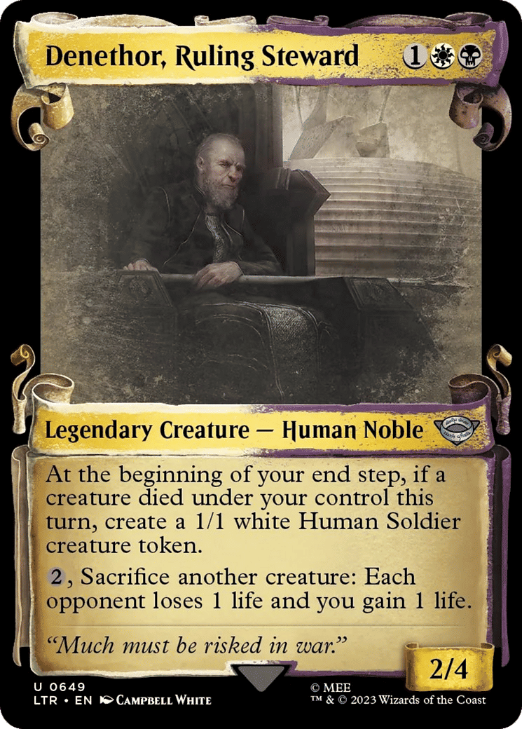 Denethor, Ruling Steward — The Lord of the Rings: Tales of Middle-earth — Magic: The Gathering