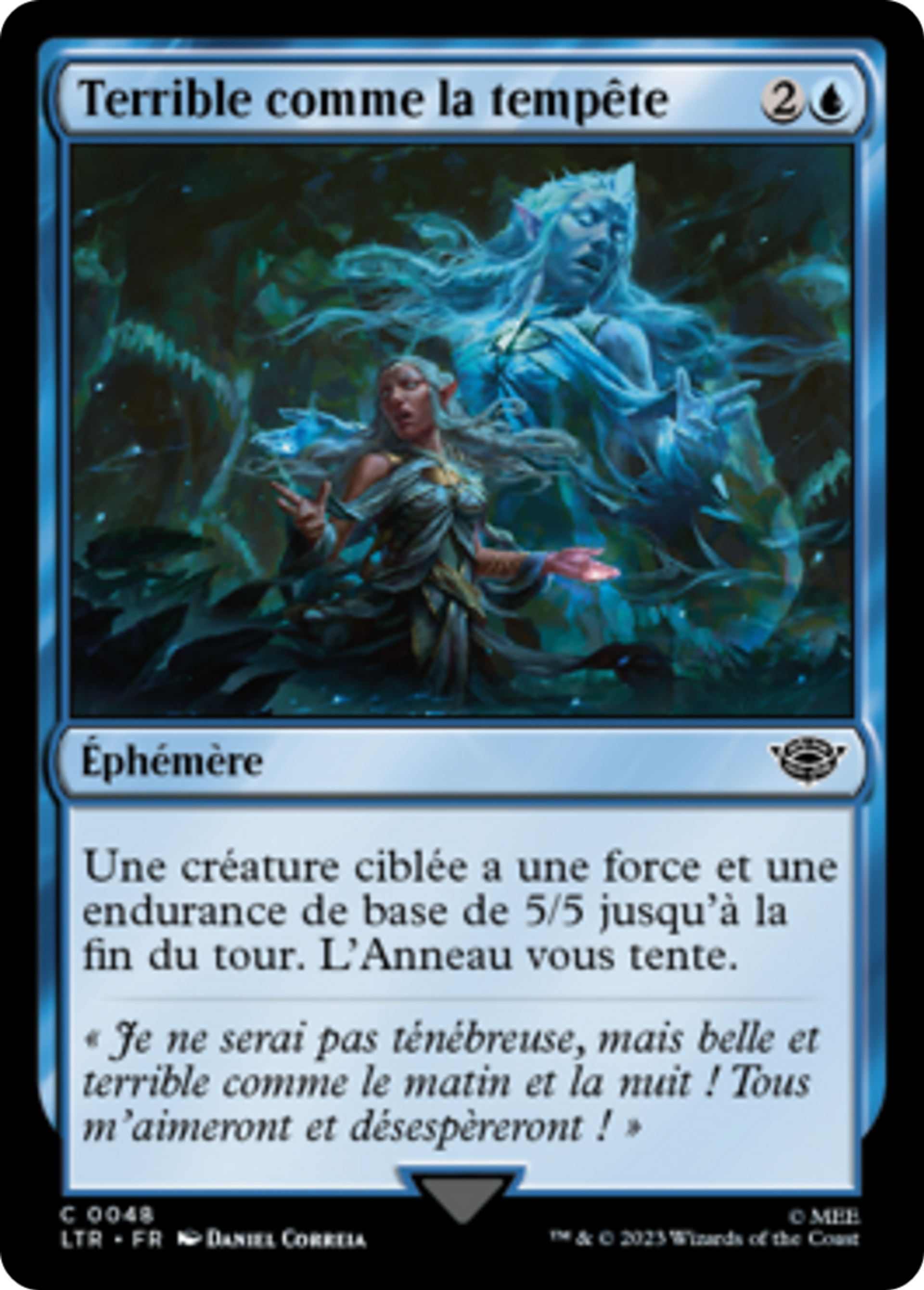 Terrible comme la tempête — The Lord of the Rings: Tales of Middle-earth — Magic: The Gathering