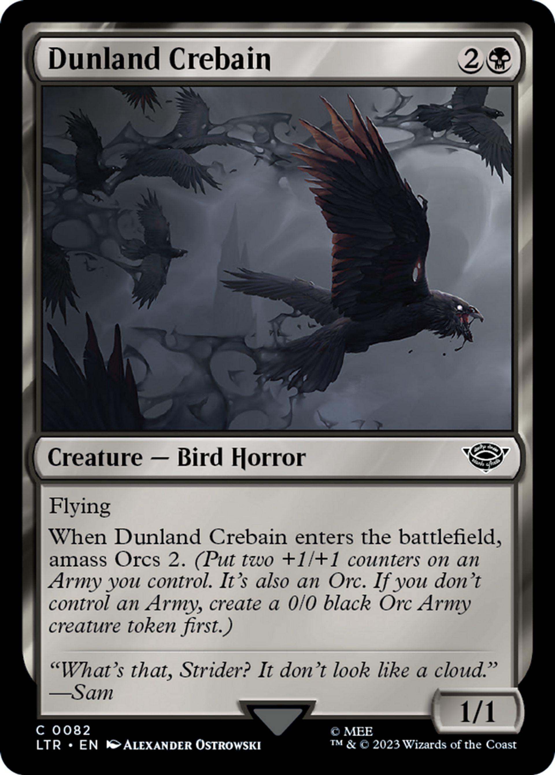 Crebain du Pays de Dun — The Lord of the Rings: Tales of Middle-earth — Magic: The Gathering