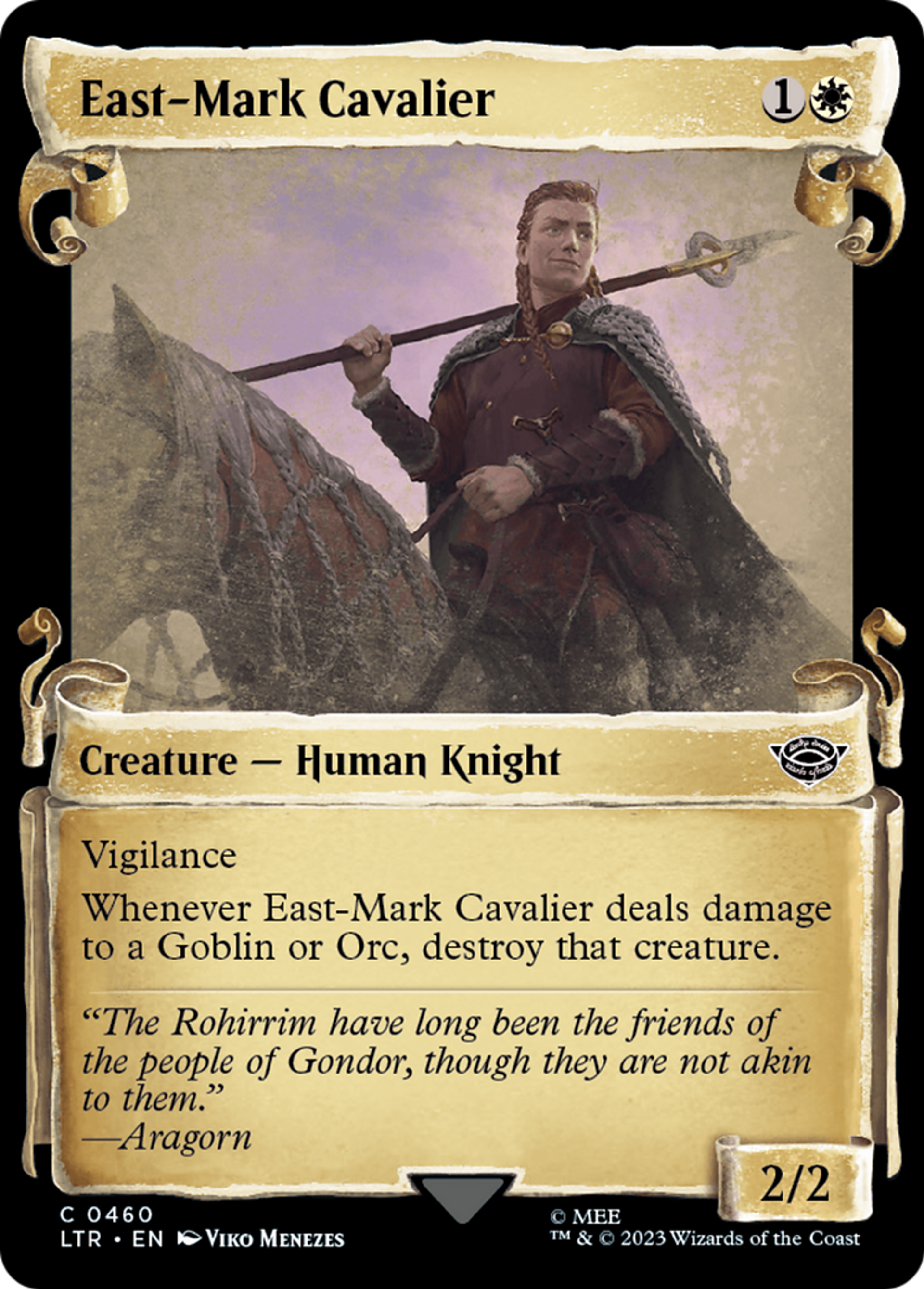East-Mark Cavalier — The Lord of the Rings: Tales of Middle-earth — Magic: The Gathering
