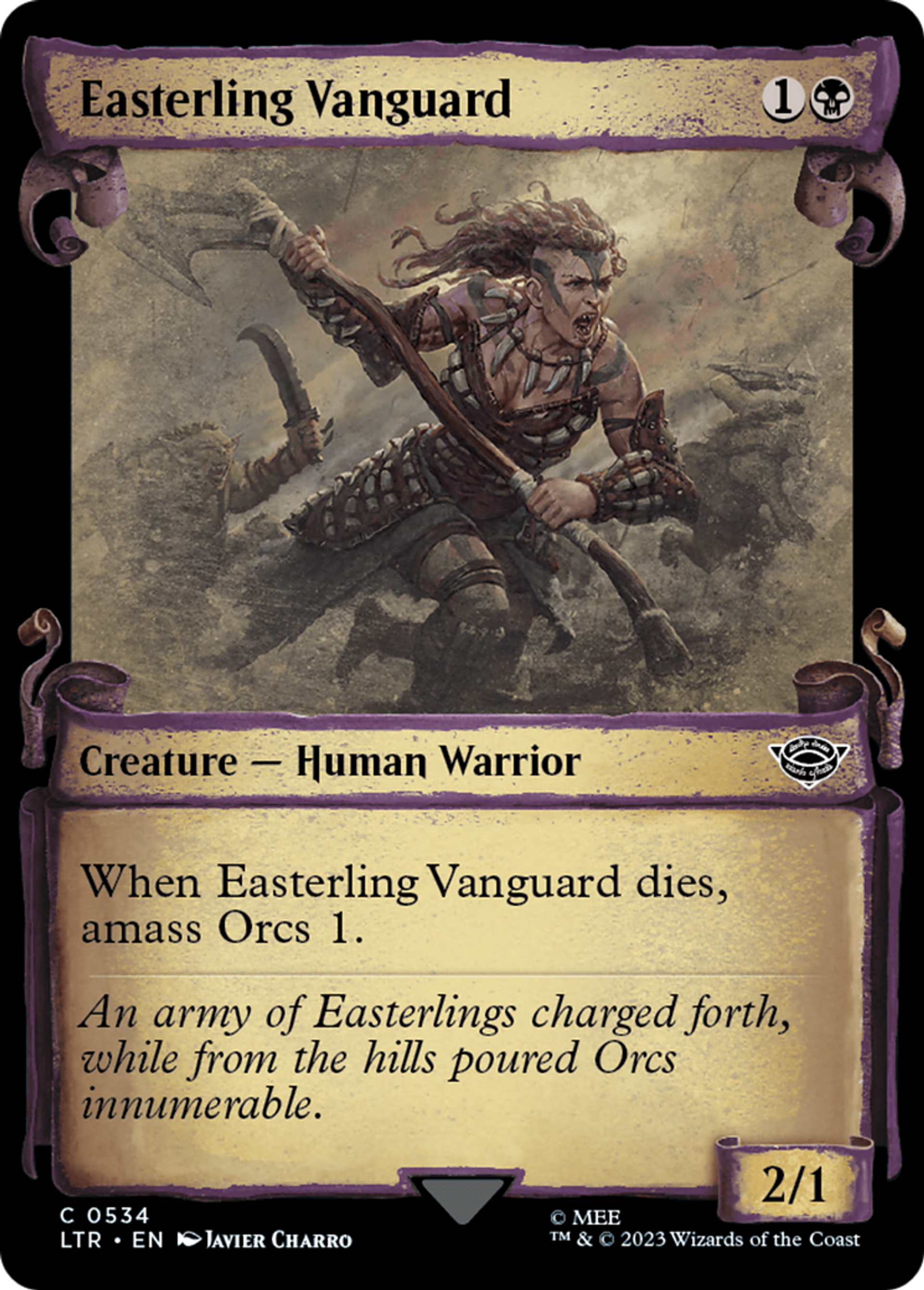 Easterling Vanguard — The Lord of the Rings: Tales of Middle-earth — Magic: The Gathering