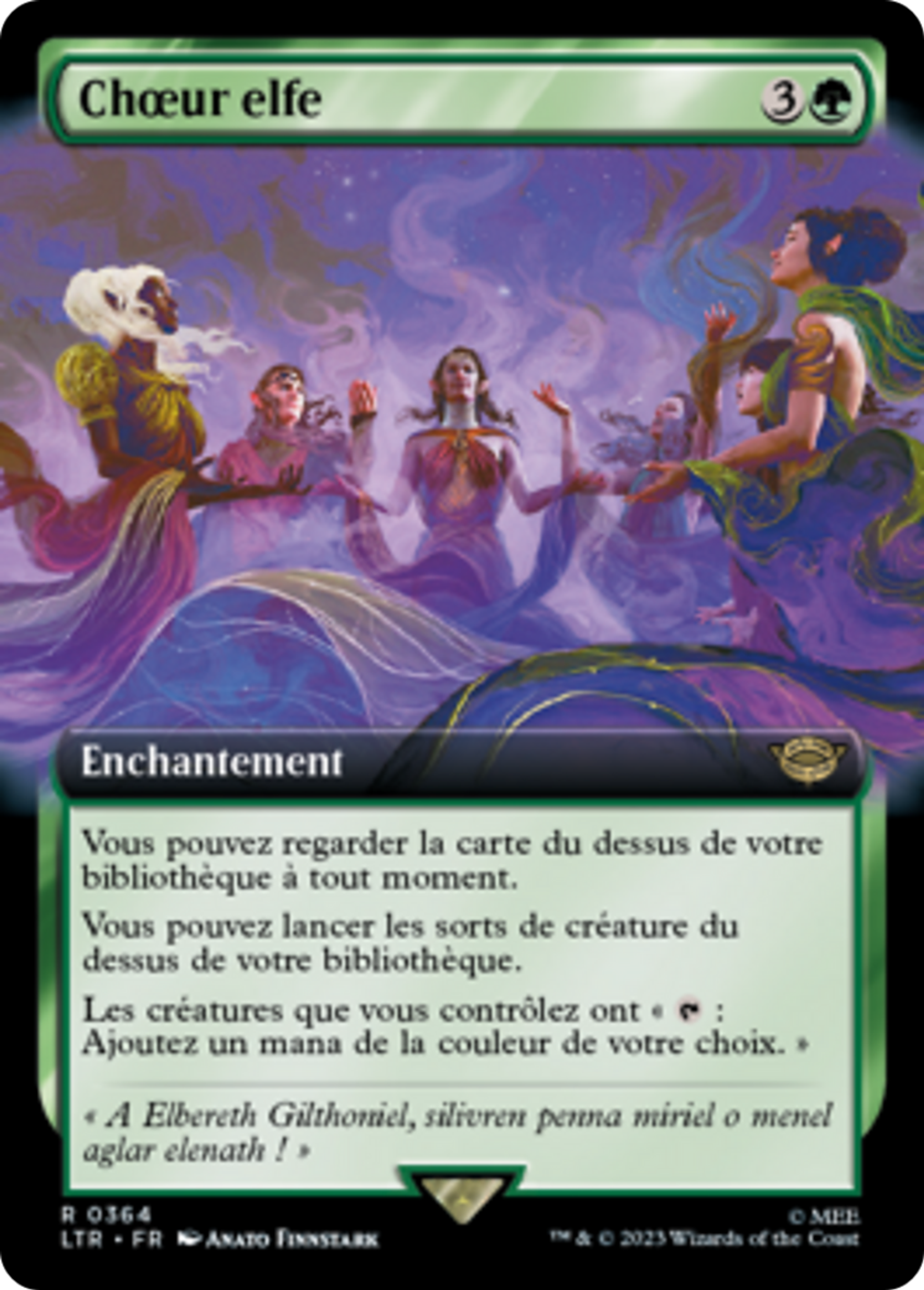 Chœur elfe — The Lord of the Rings: Tales of Middle-earth — Magic: The Gathering