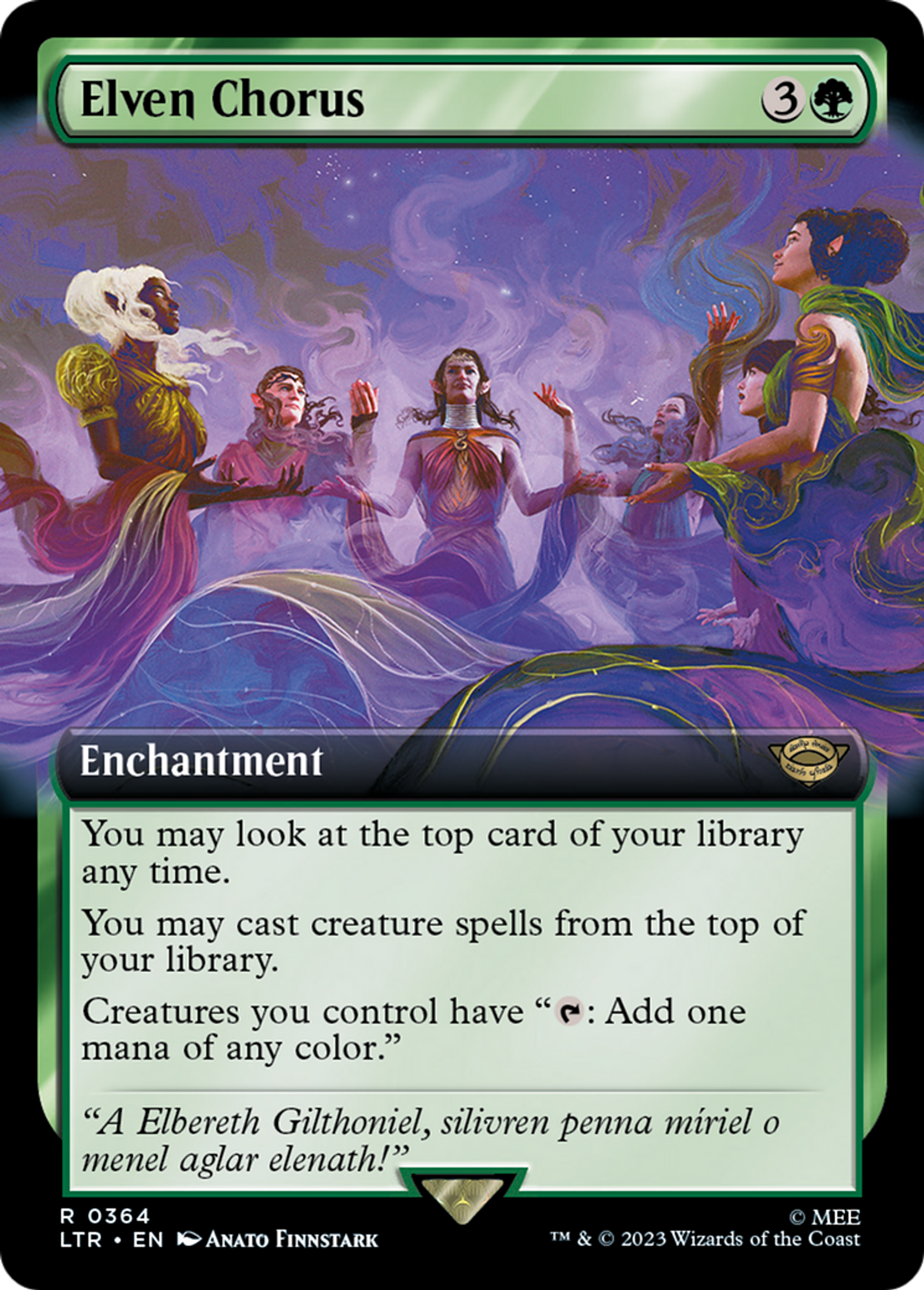 Elven Chorus — The Lord of the Rings: Tales of Middle-earth — Magic: The Gathering