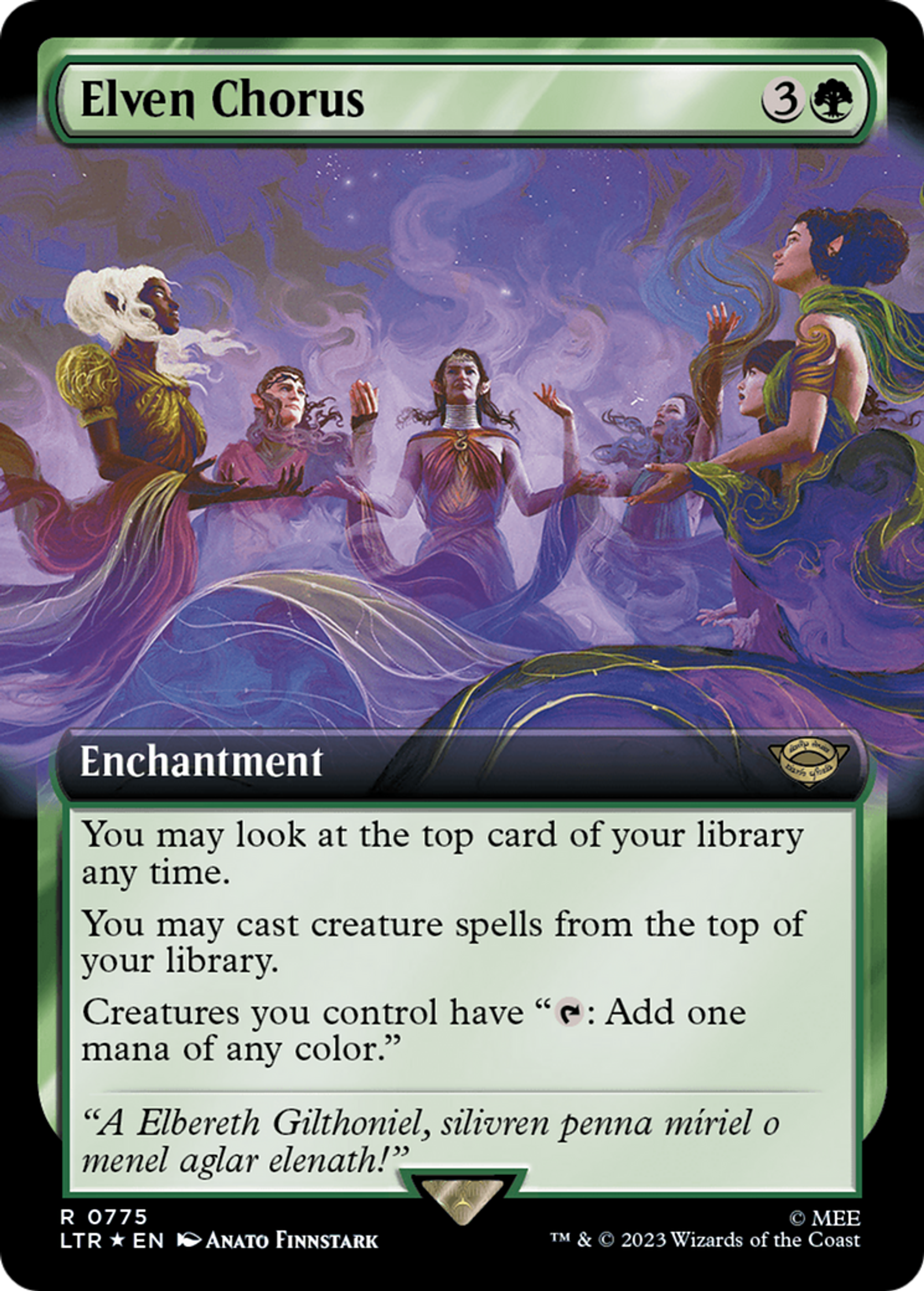 Elven Chorus — The Lord of the Rings: Tales of Middle-earth — Magic: The Gathering