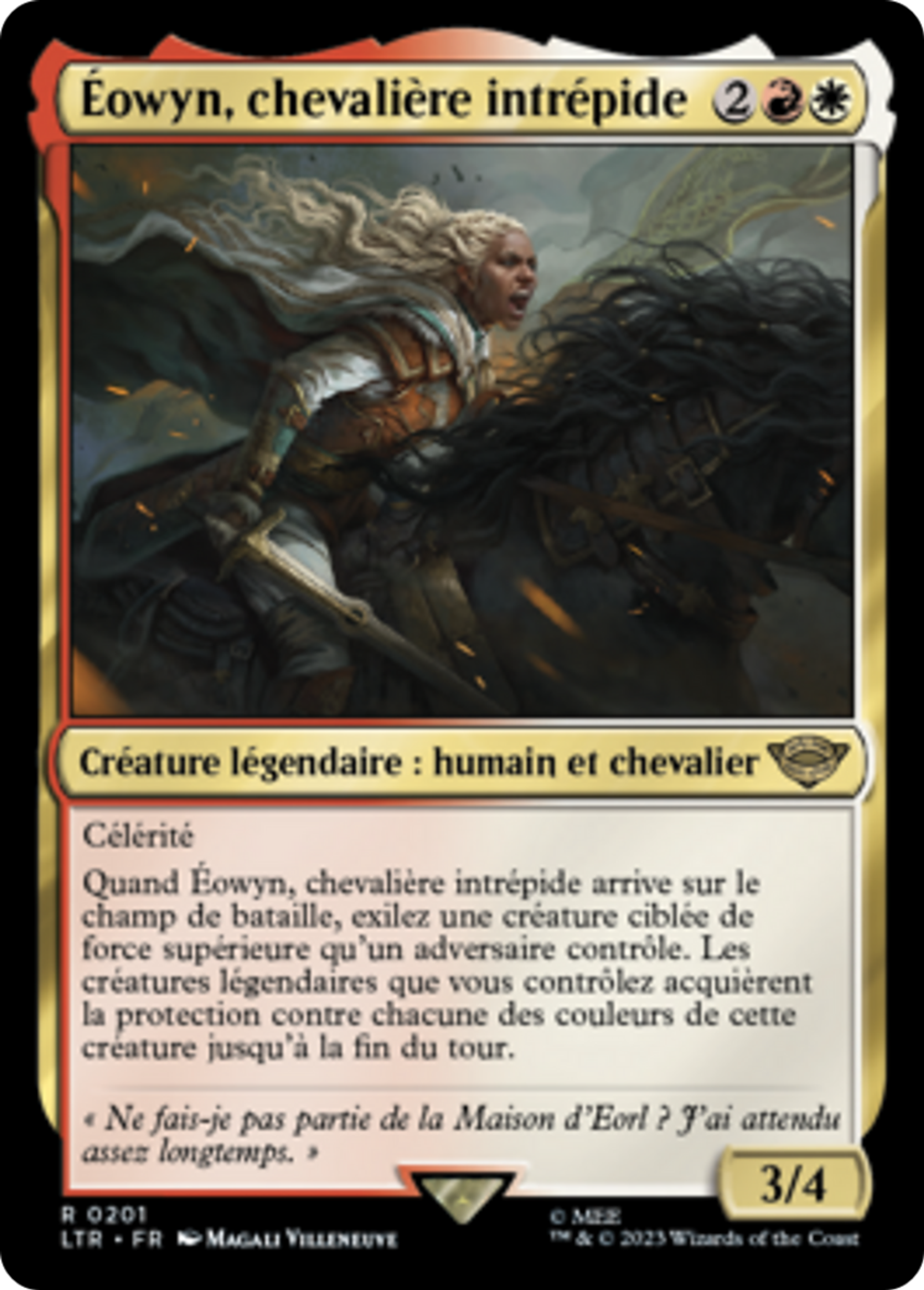 Éowyn, chevalière intrépide — The Lord of the Rings: Tales of Middle-earth — Magic: The Gathering