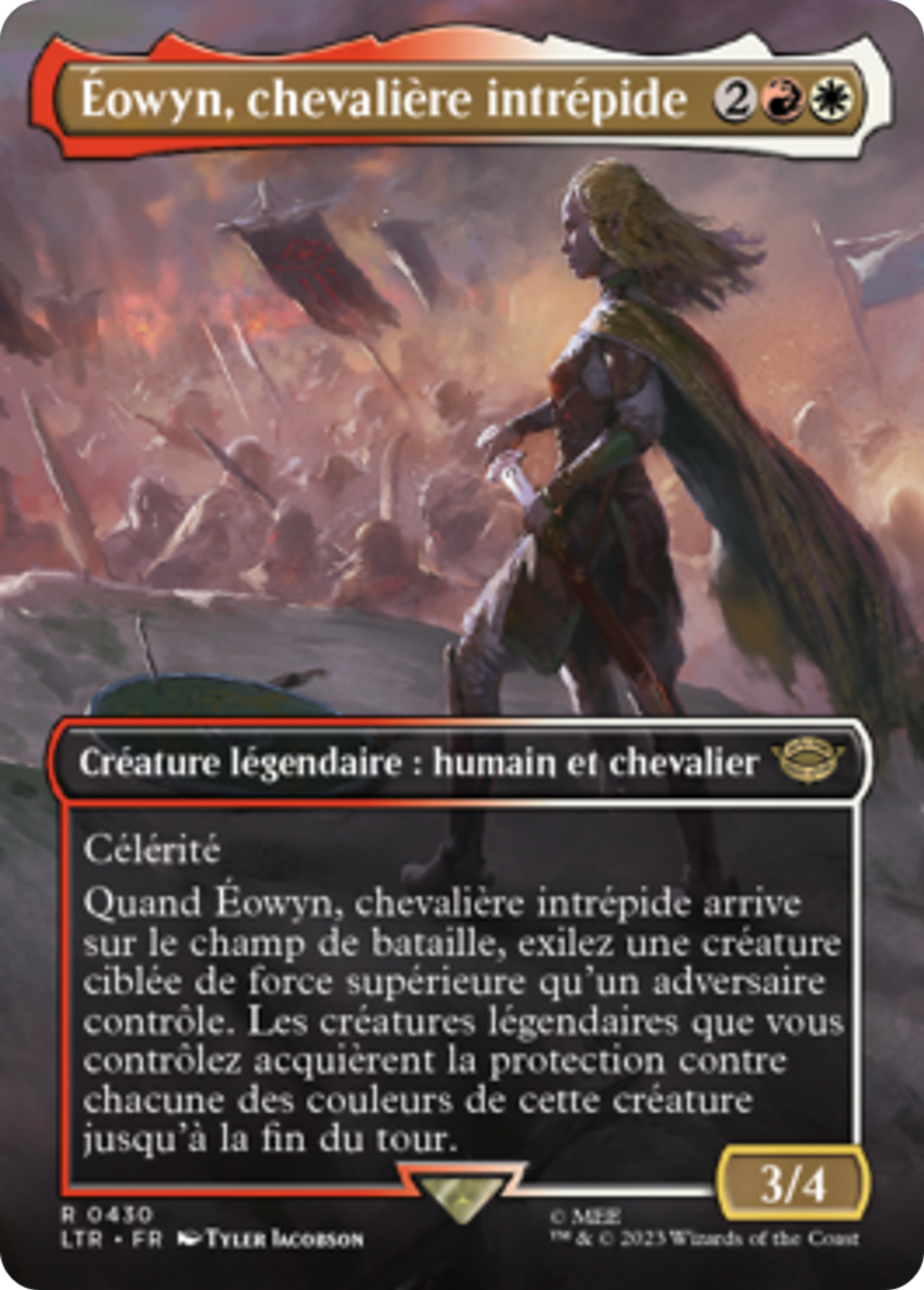 Éowyn, chevalière intrépide — The Lord of the Rings: Tales of Middle-earth — Magic: The Gathering
